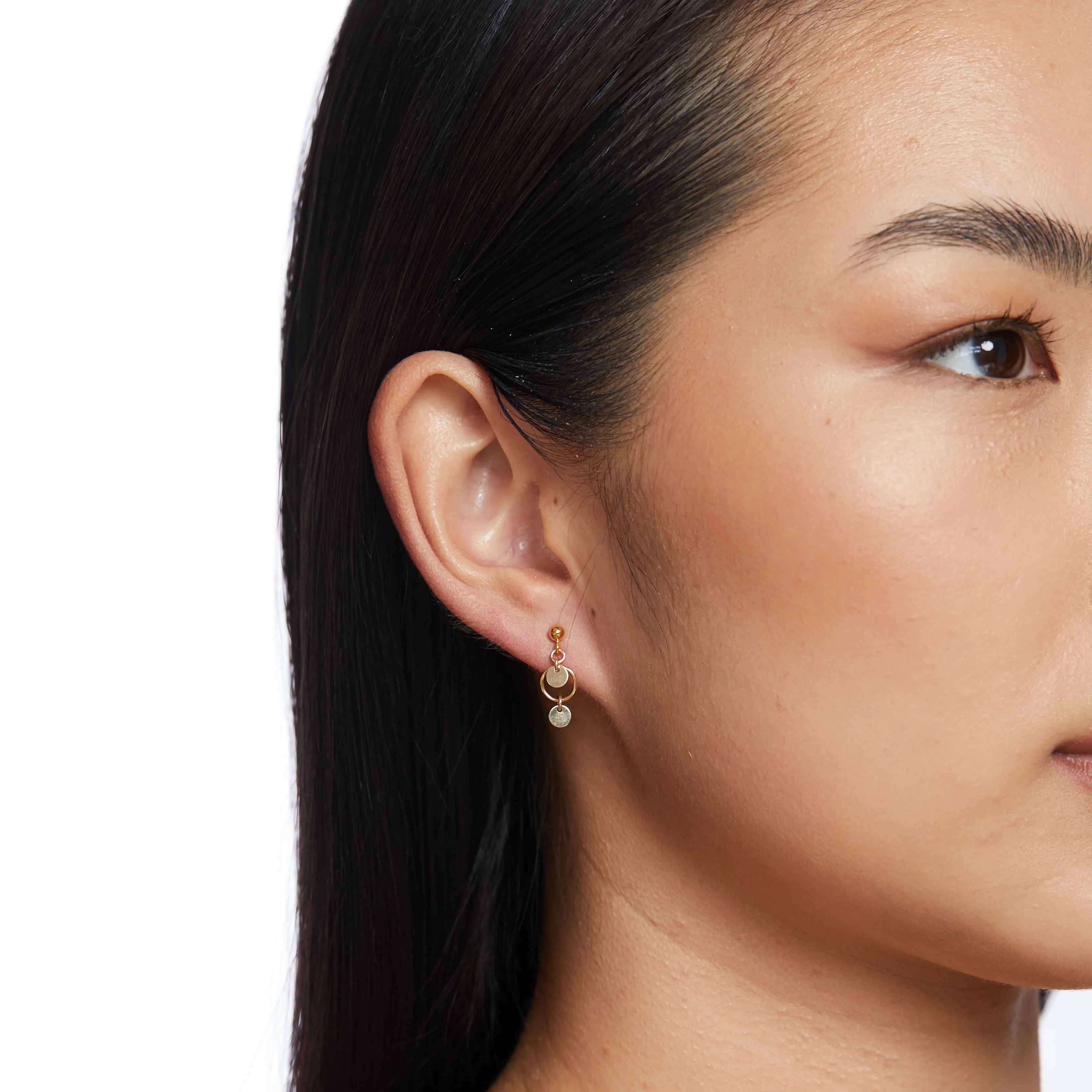 Aida Earrings - Gold - Image 2
