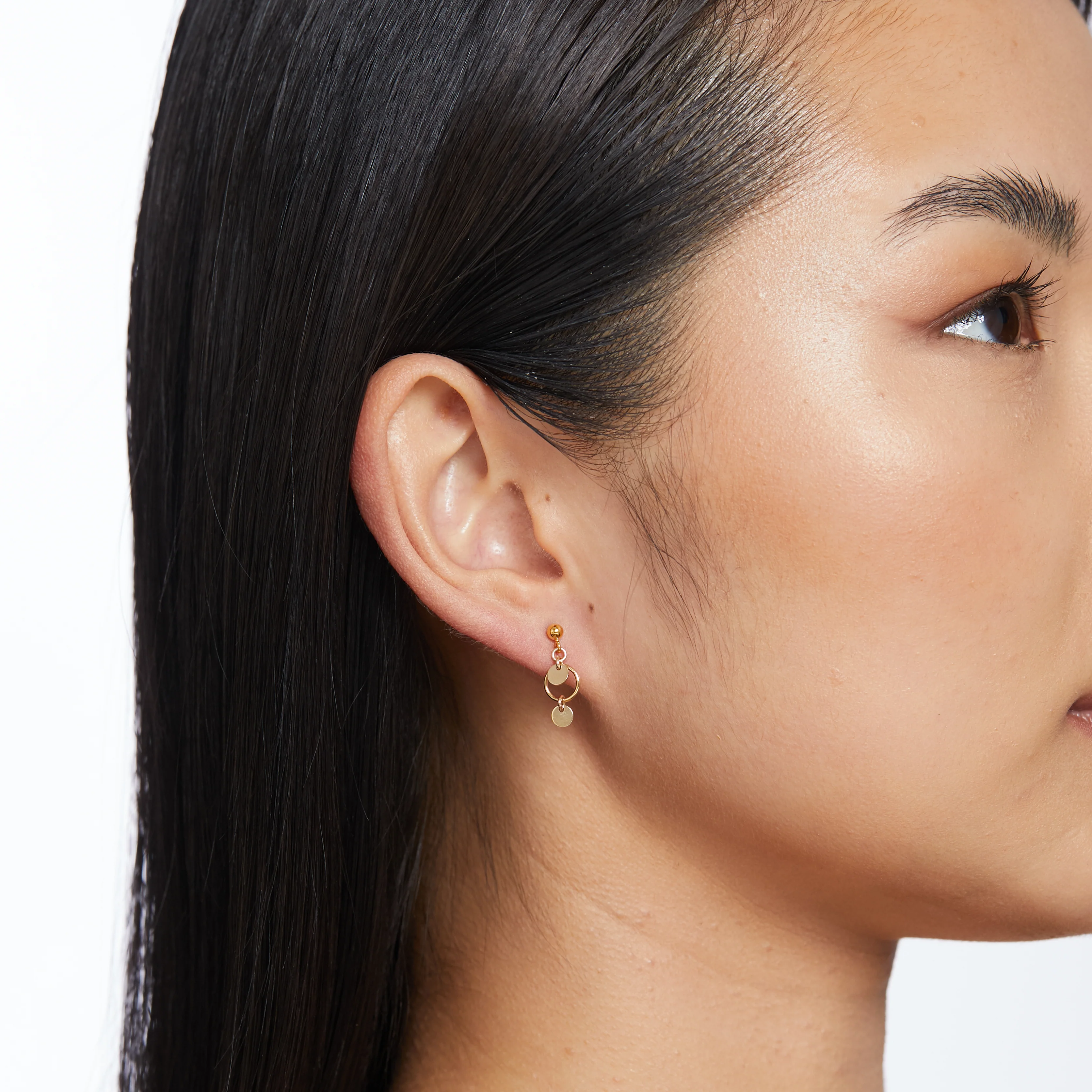 Aida Earrings - Gold - Image 3