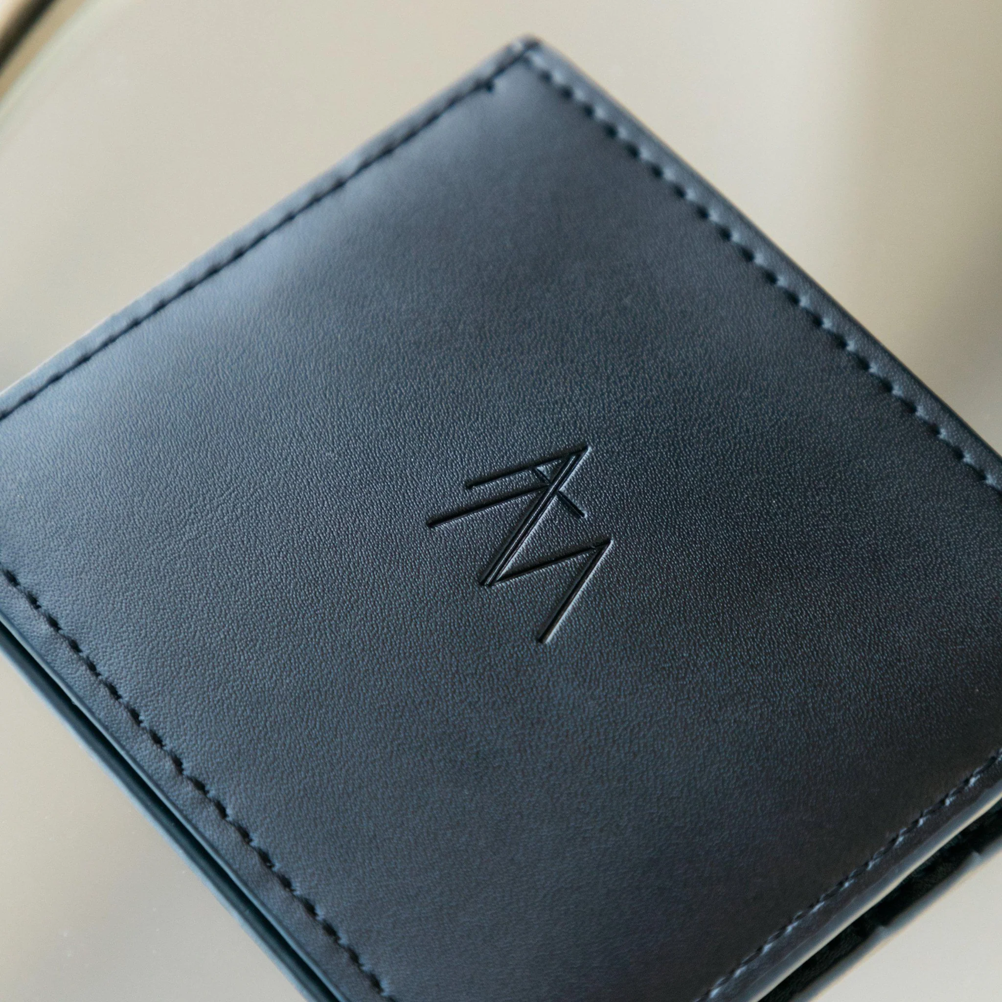 Alana Maria Black Leather Card Holder - Image 2