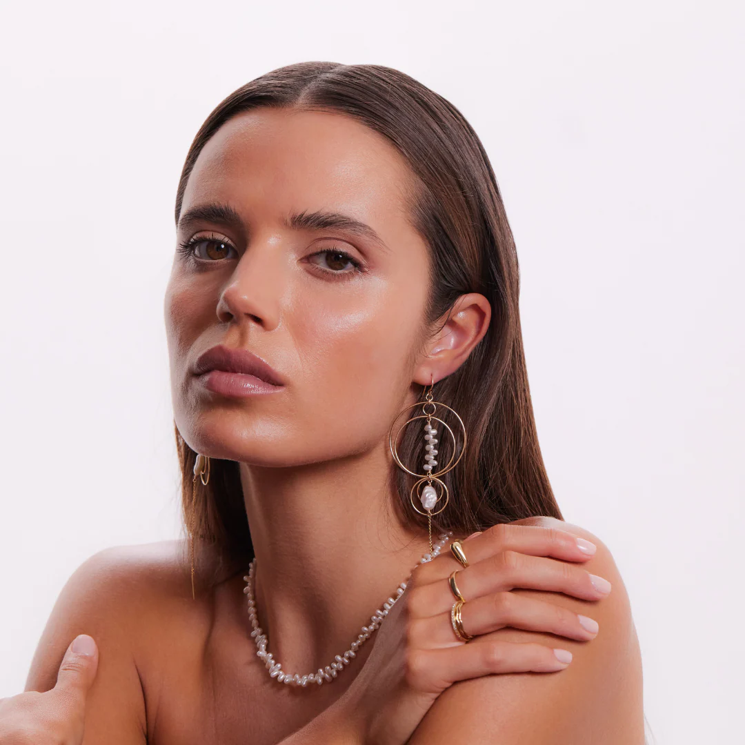 Amalfi Earrings - Gold - Image 2