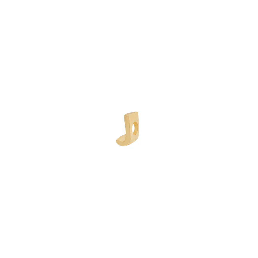 Letter Slider Charm - Solid Gold - Image 16