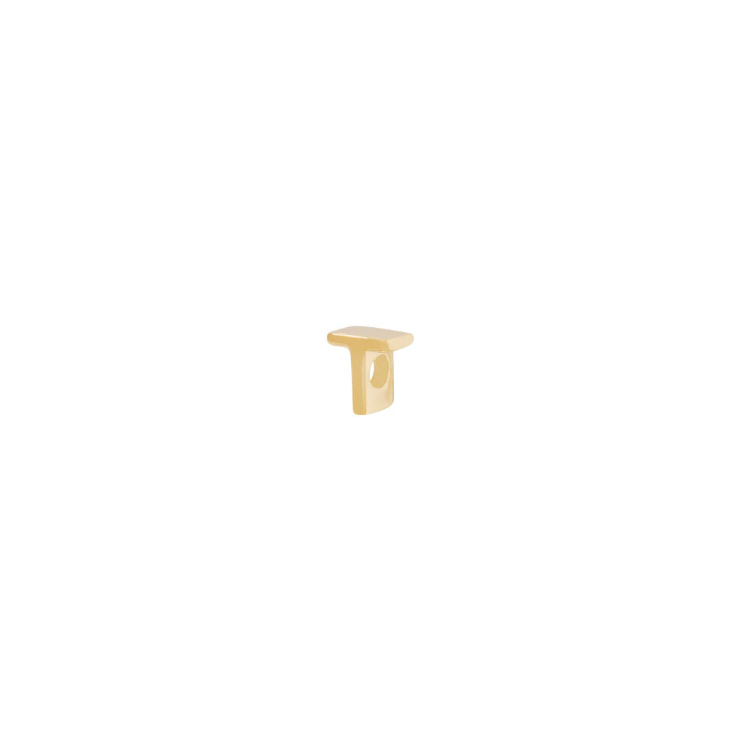Letter Slider Charm - Solid Gold - Image 31