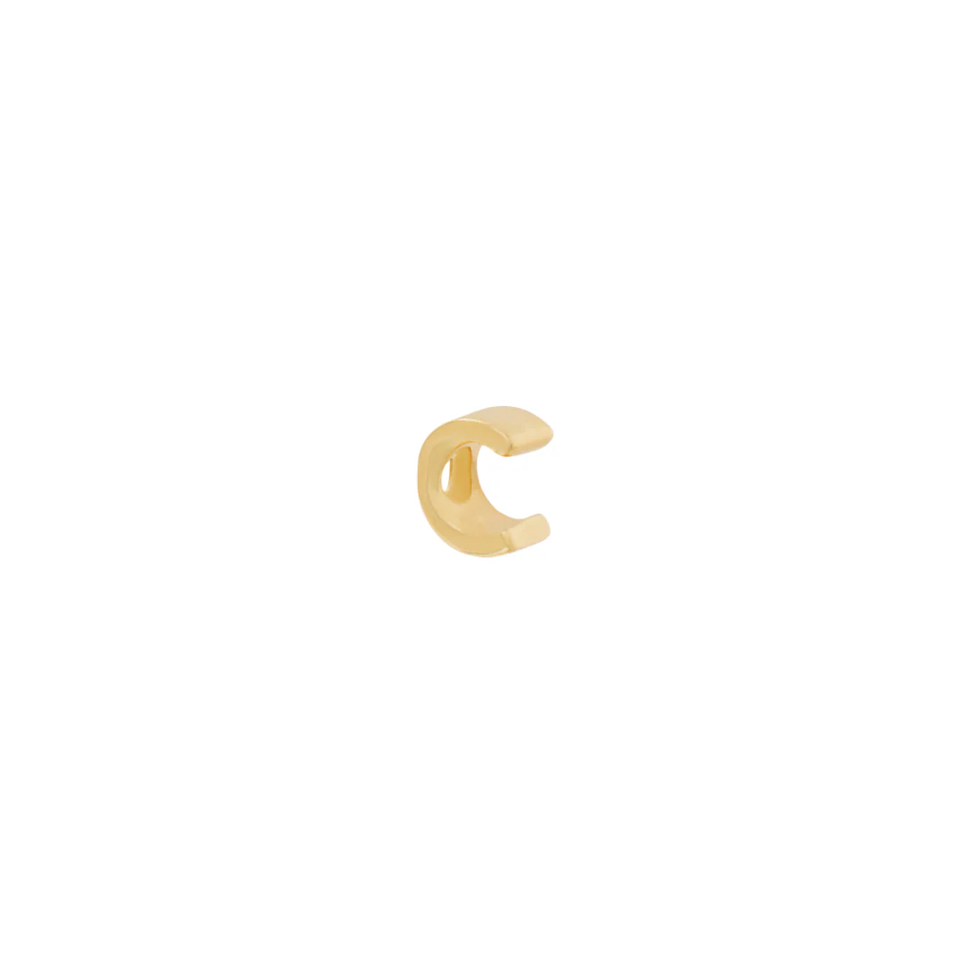Letter Slider Charm - Solid Gold - Image 7