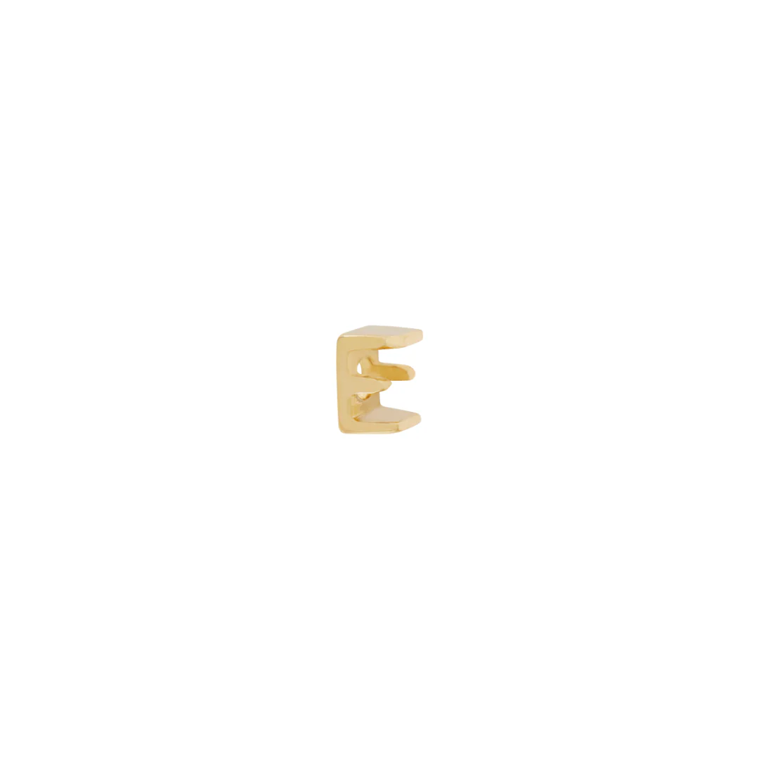 Letter Slider Charm - Solid Gold - Image 9