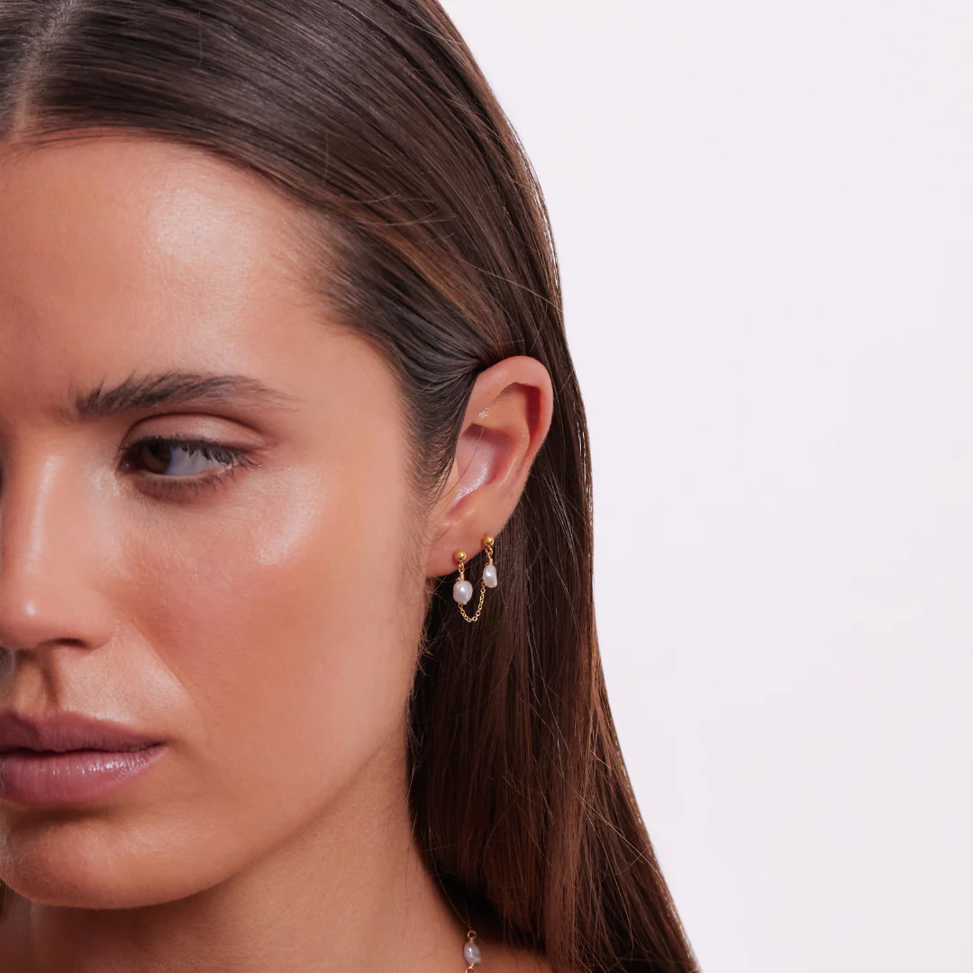 Angelica Earrings - Gold - Image 2