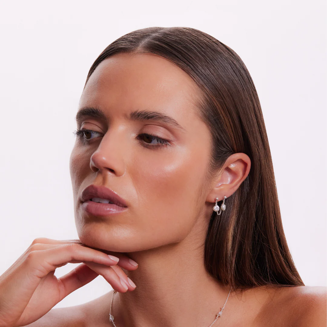 Angelica Earrings - Silver - Image 2