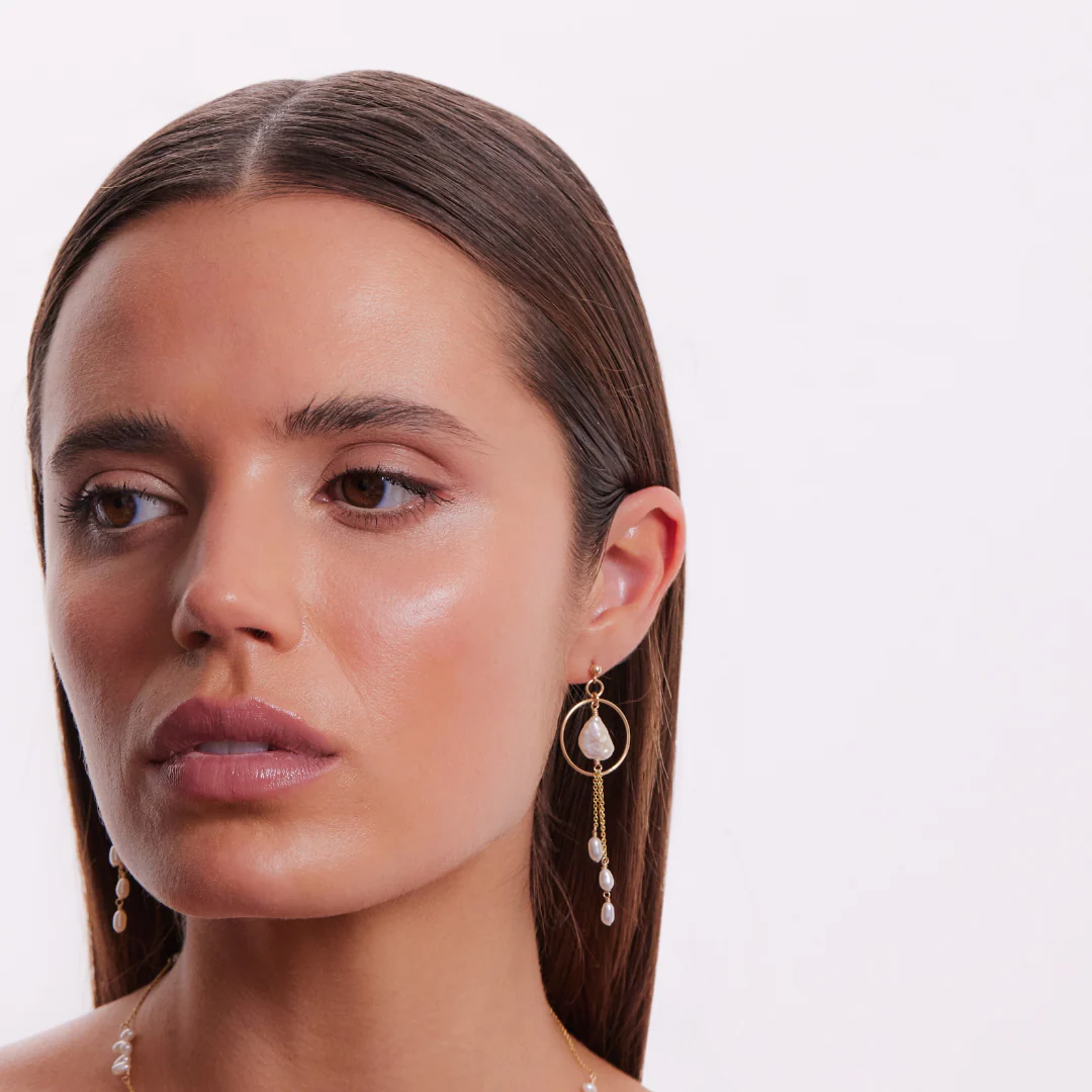 Anita Earrings - Gold - Image 3