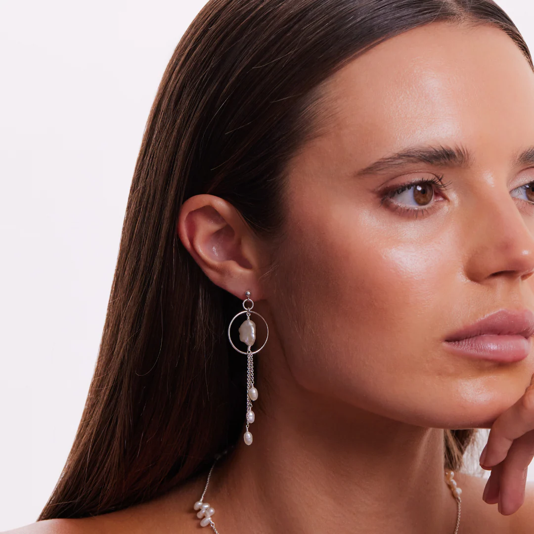 Anita Earrings - Silver - Image 2