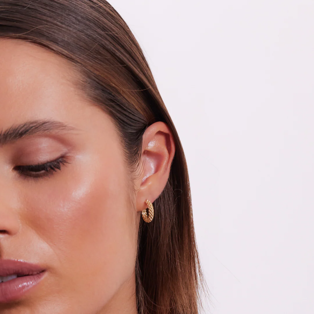 Aria Earrings - Gold - Image 2