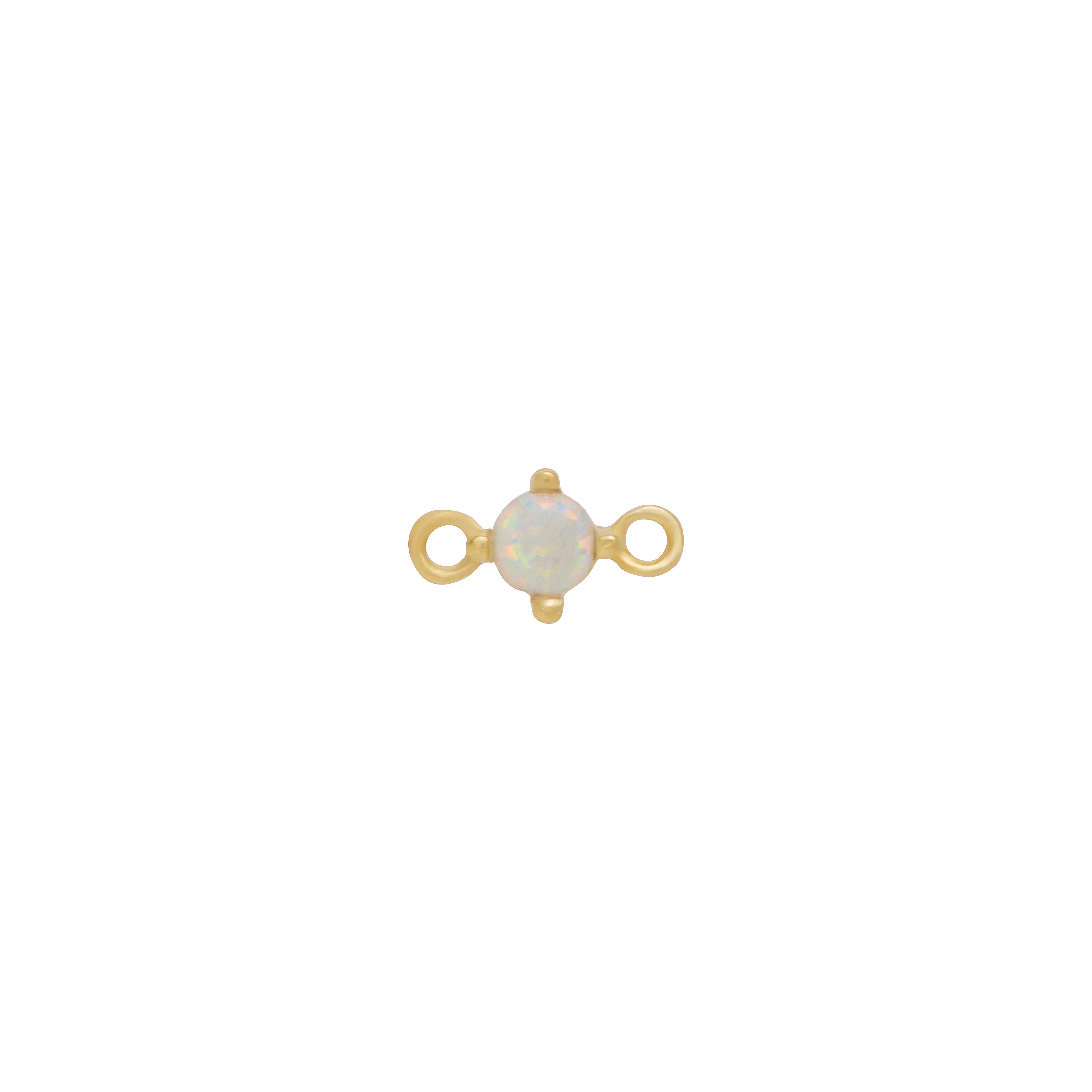 Fixed Birthstone Charm - Gold - Image 10