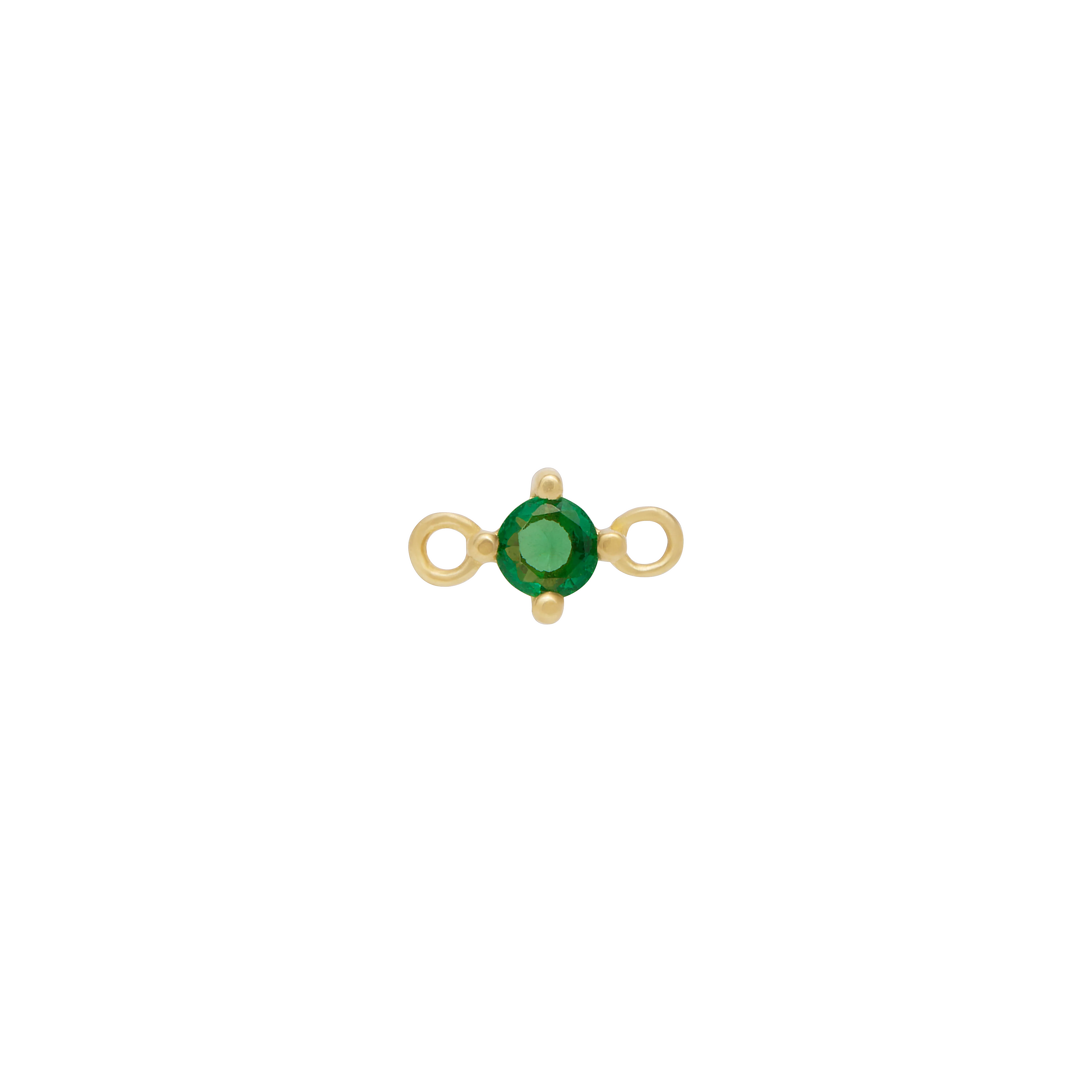 Fixed Birthstone Charm - Gold - Image 5