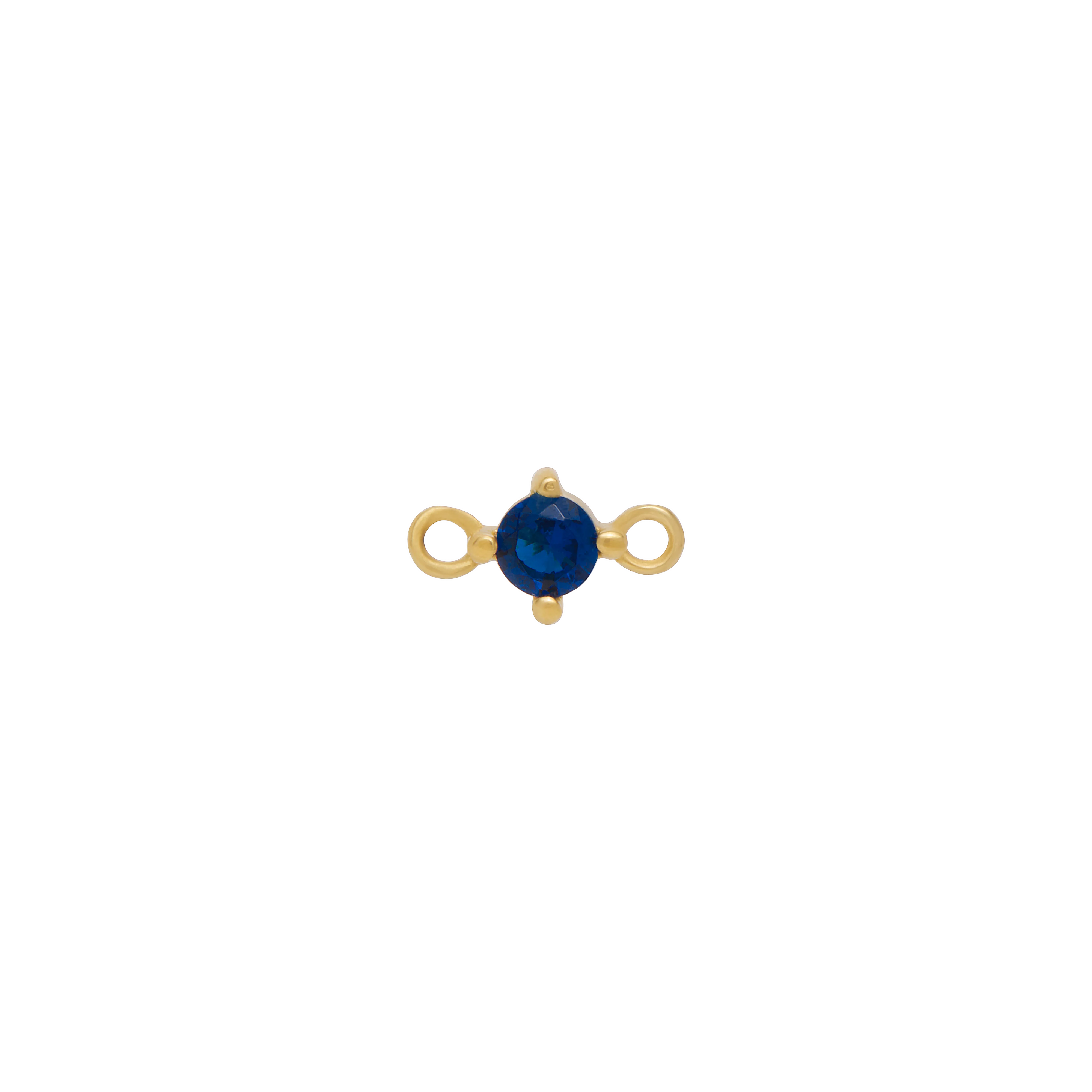 Fixed Birthstone Charm - Gold - Image 9
