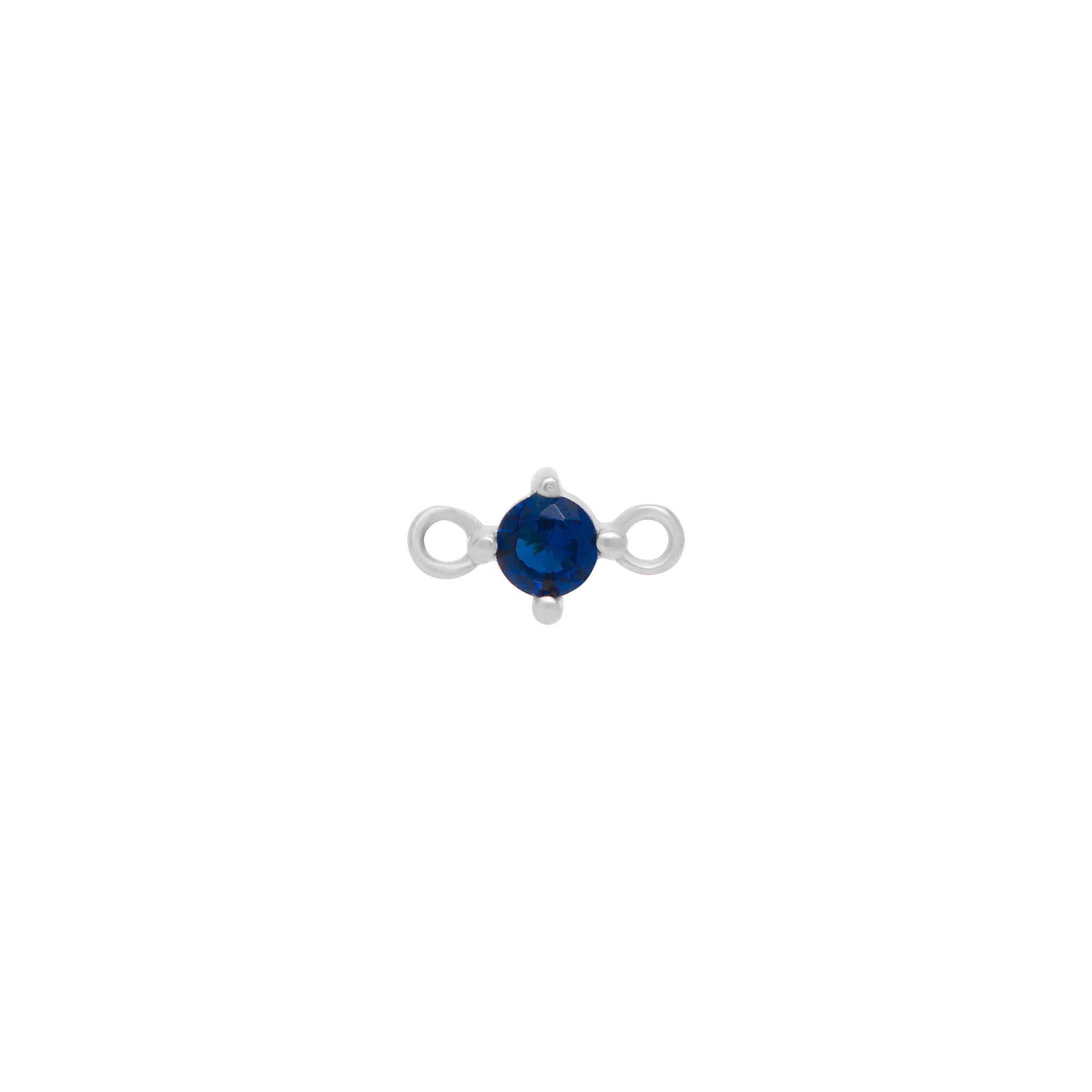 Fixed Birthstone Charm - Silver - Image 9