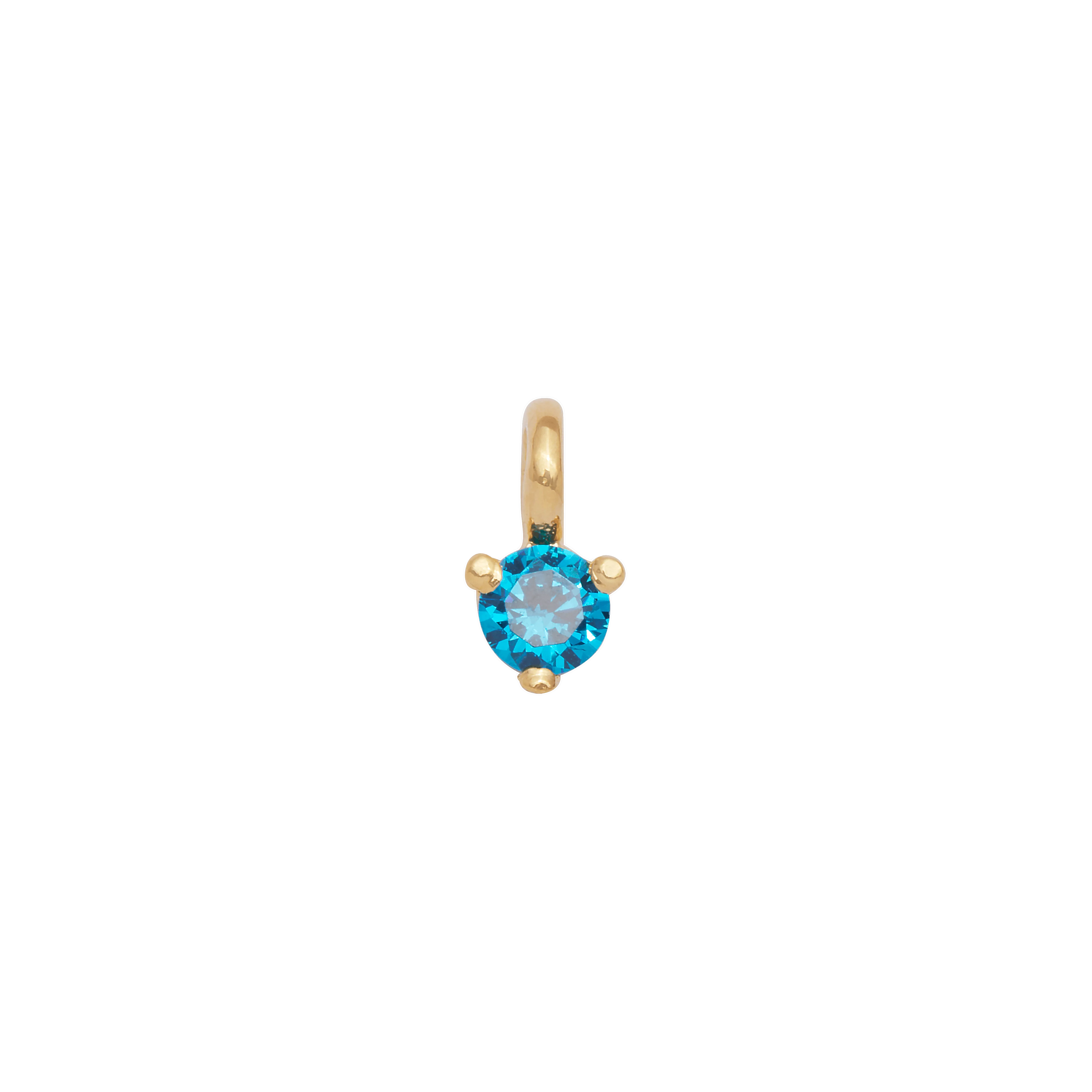 Birthstone Hanging Charm - Gold - Image 12