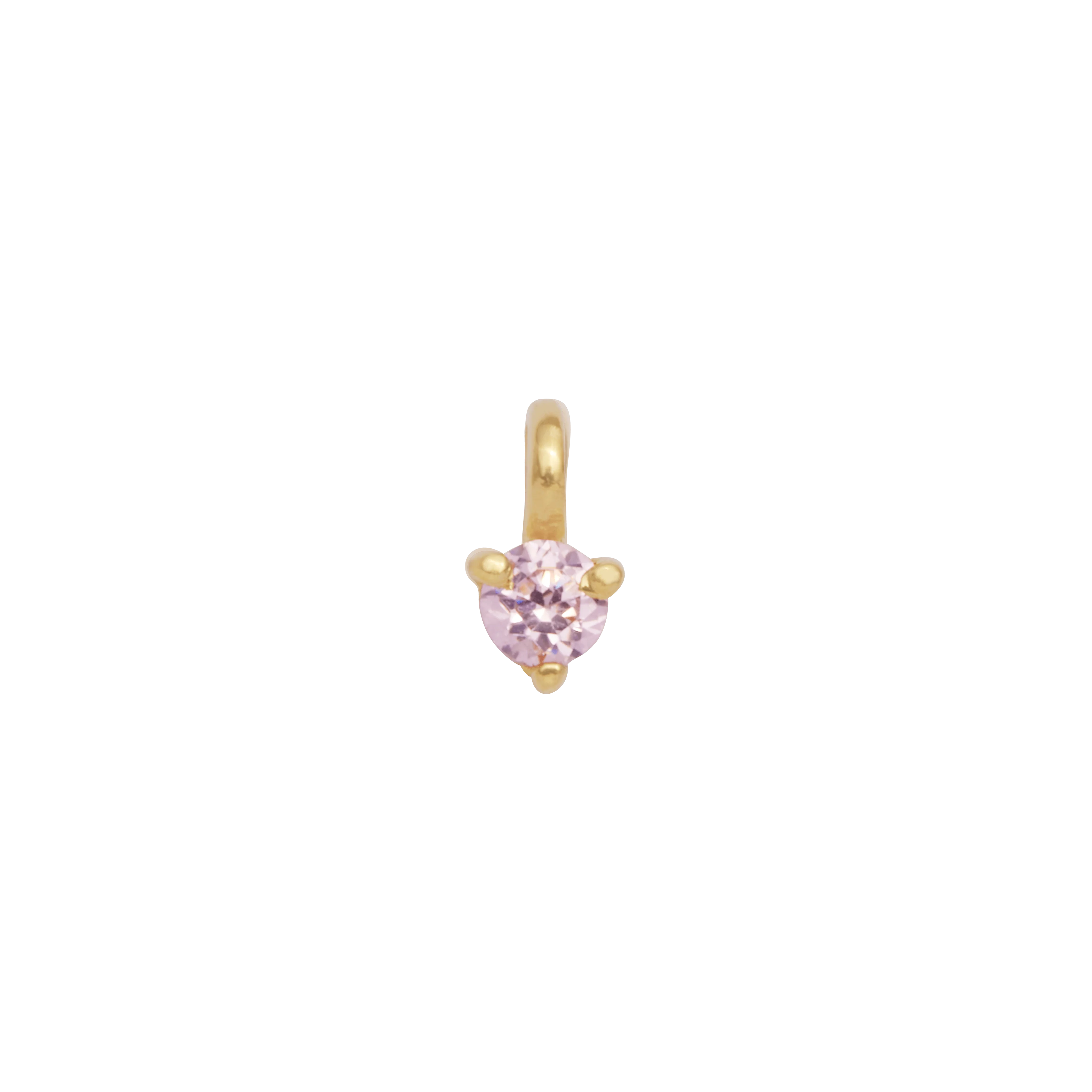 Birthstone Hanging Charm - Gold - Image 7