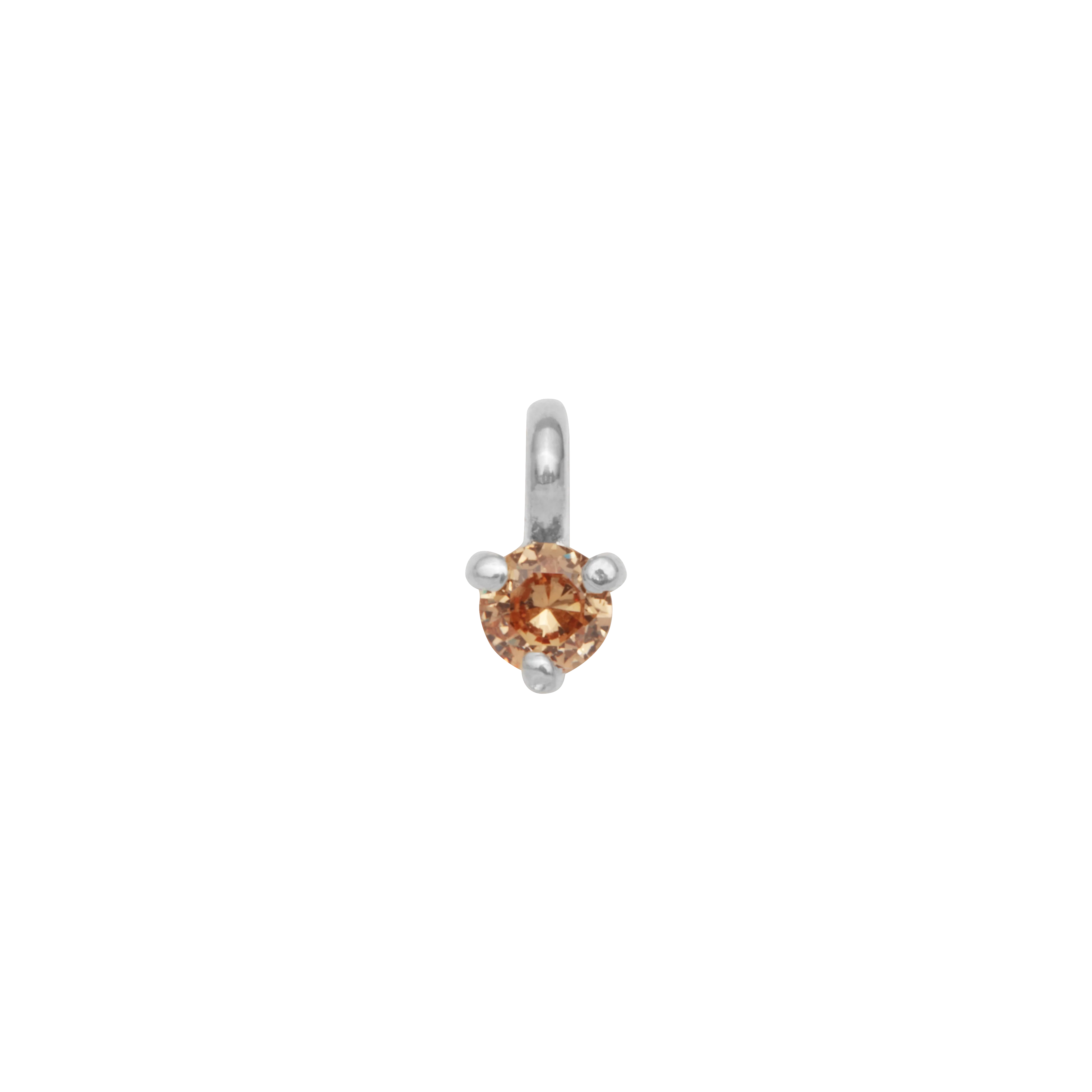 Birthstone Hanging Charm - Silver - Image 10
