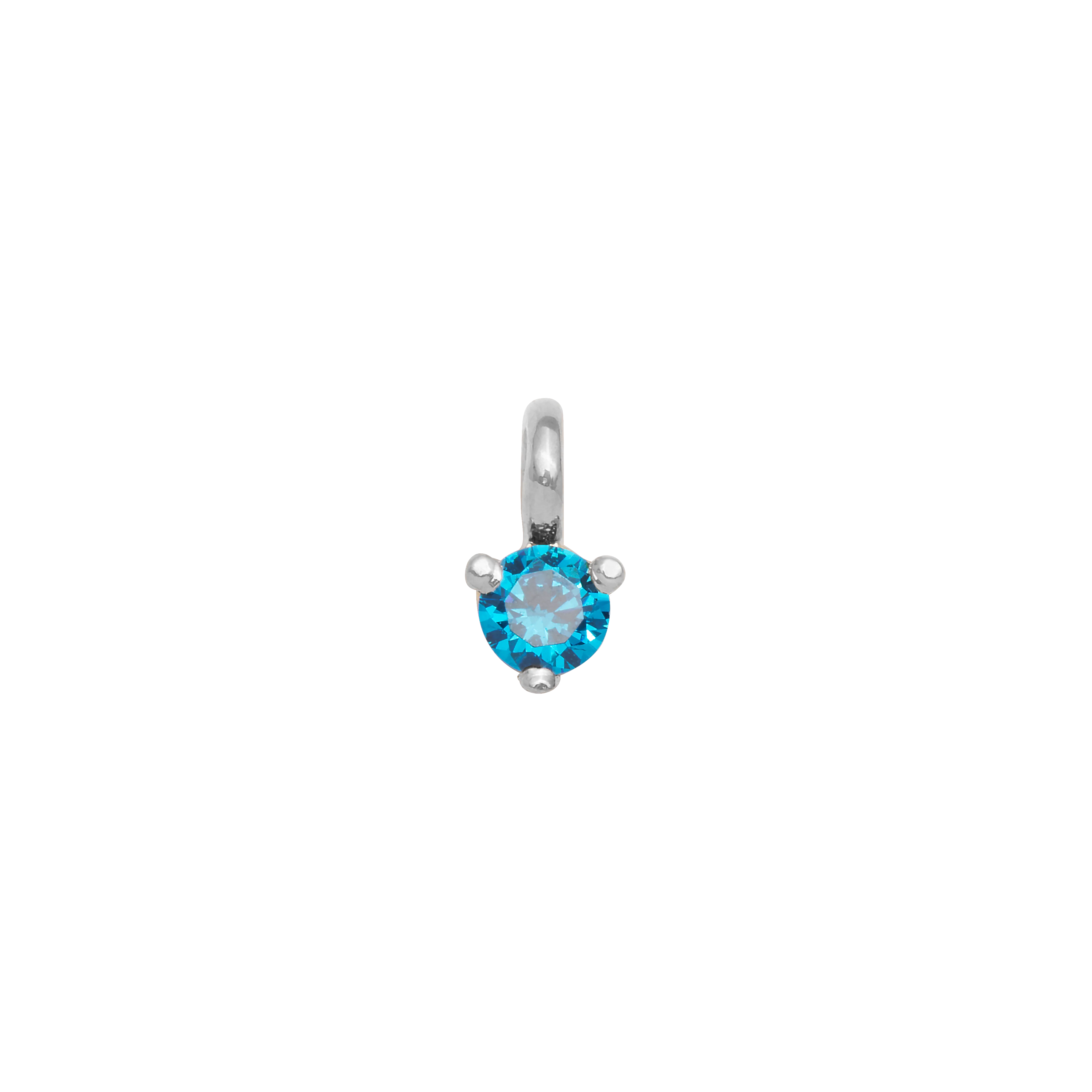 Birthstone Hanging Charm - Silver - Image 11