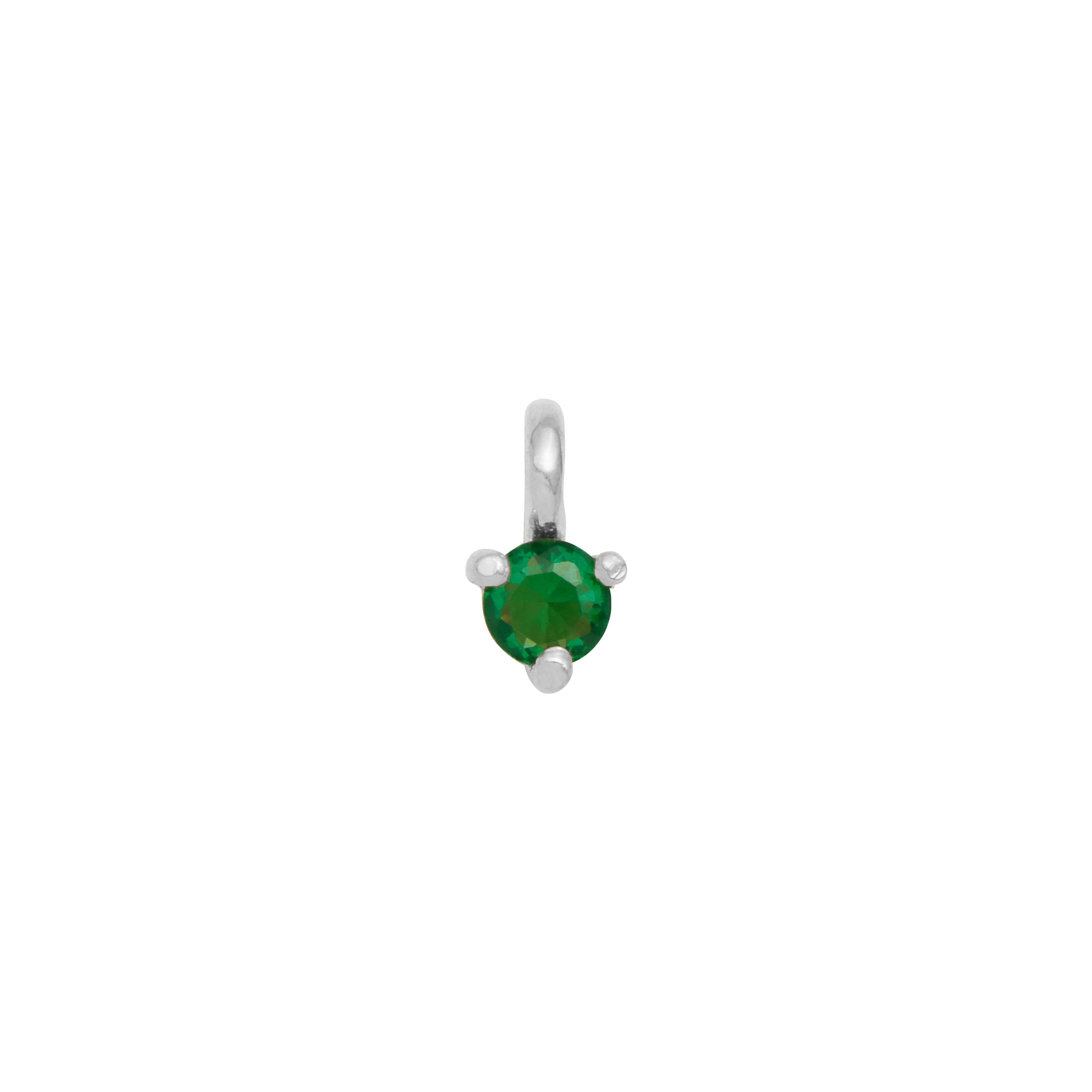 Birthstone Hanging Charm - Silver - Image 4