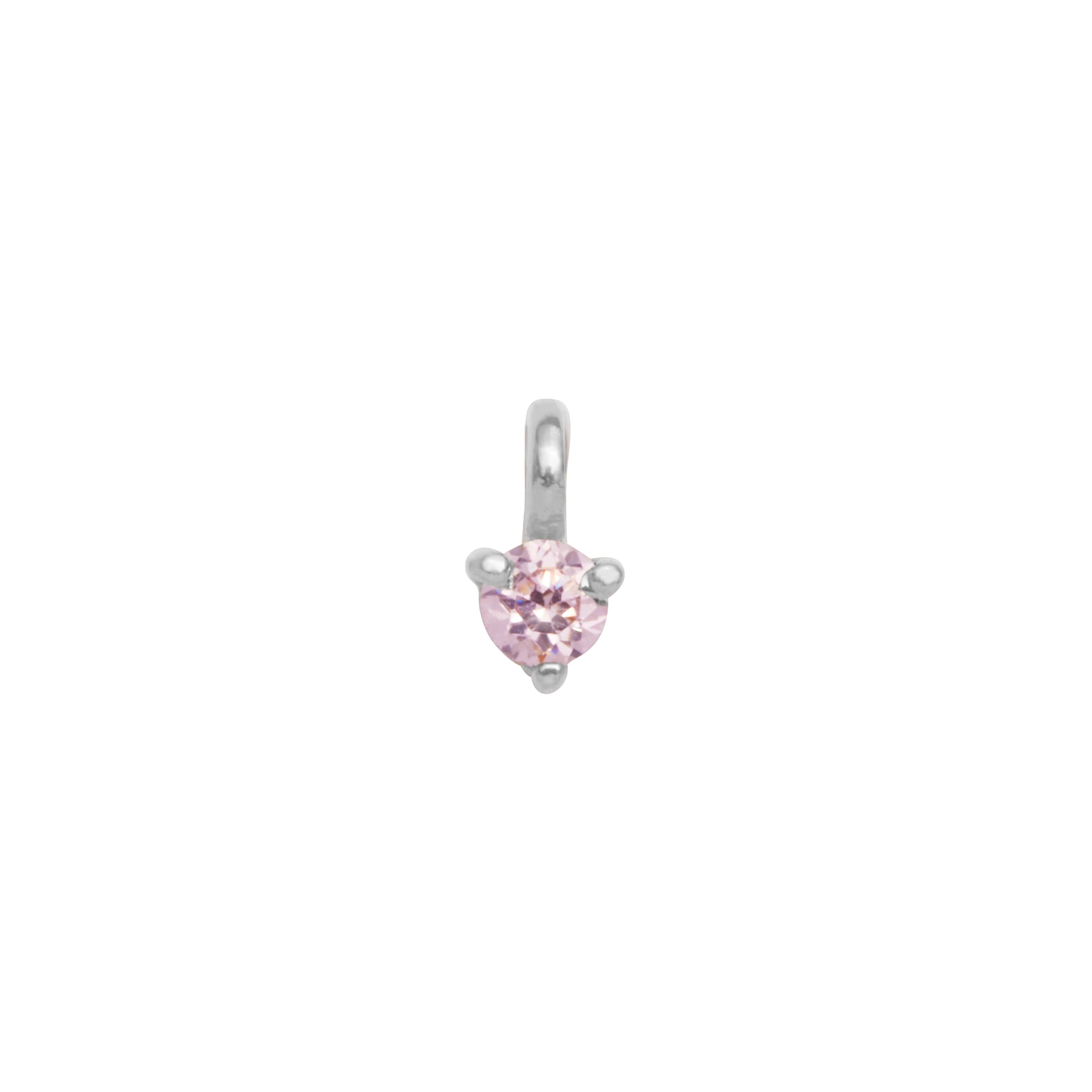 Birthstone Hanging Charm - Silver - Image 6