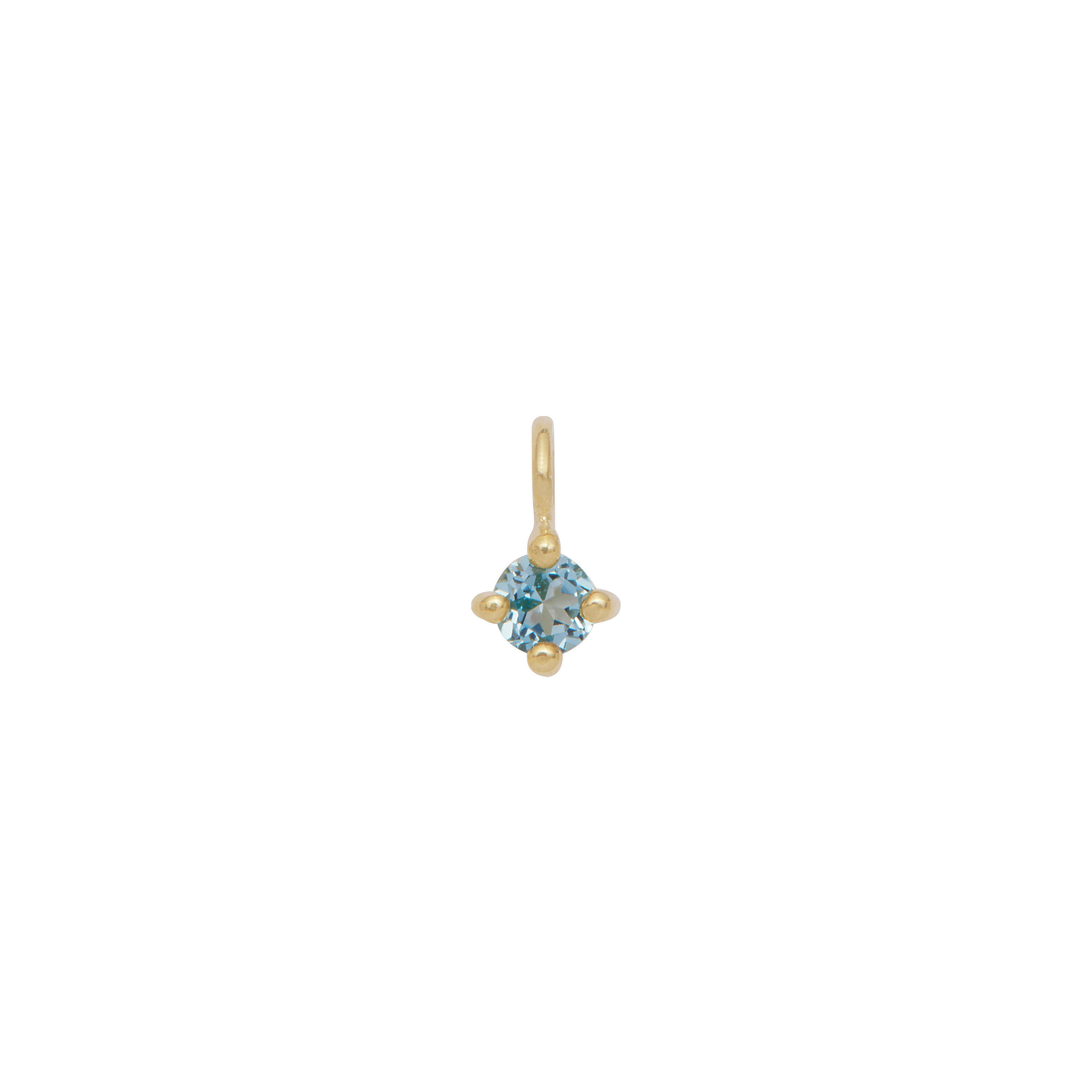 Birthstone Hanging Charm - Solid Gold - Image 12