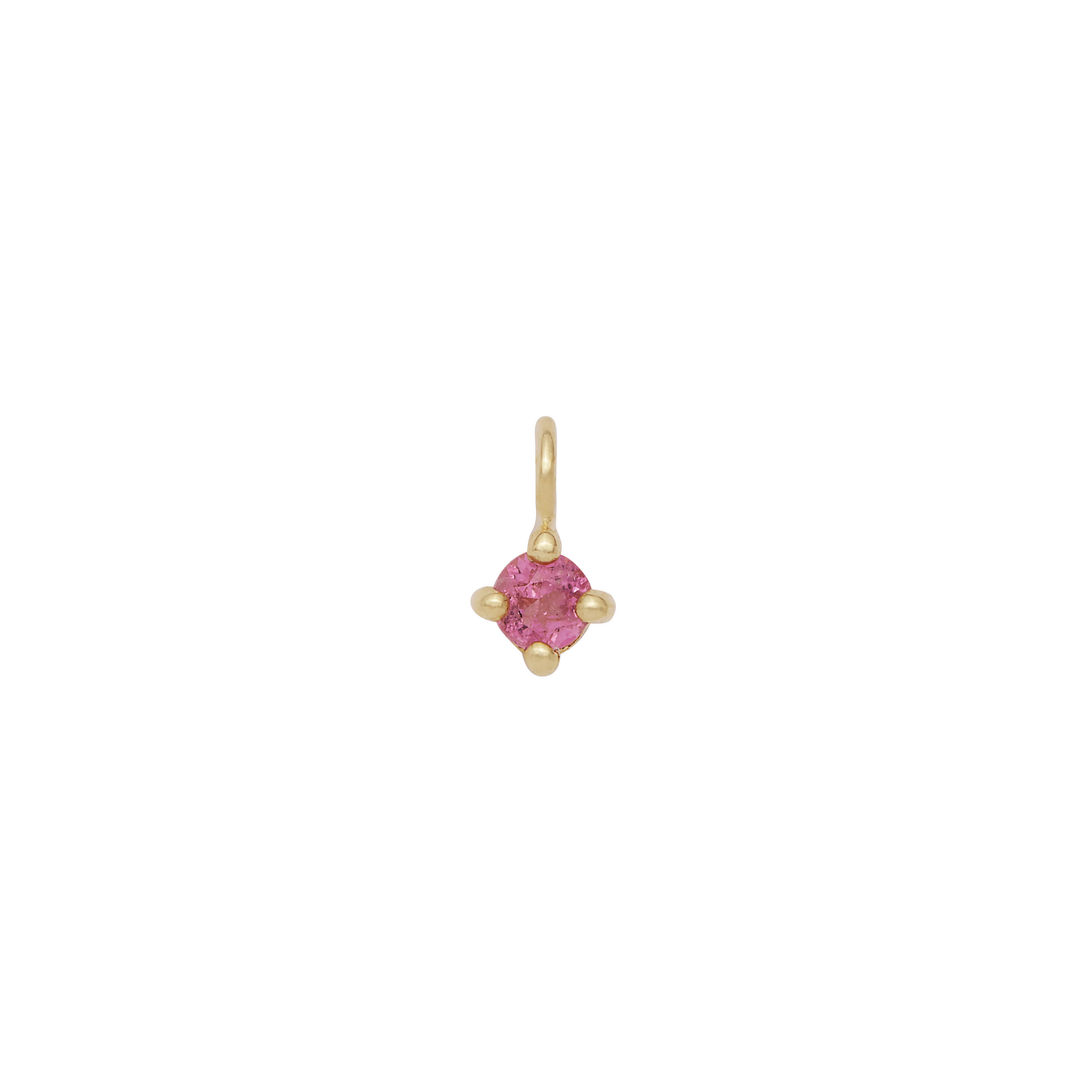 Birthstone Hanging Charm - Solid Gold - Image 7