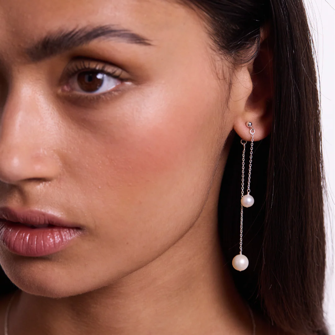Brielle Earrings - Silver - Image 3
