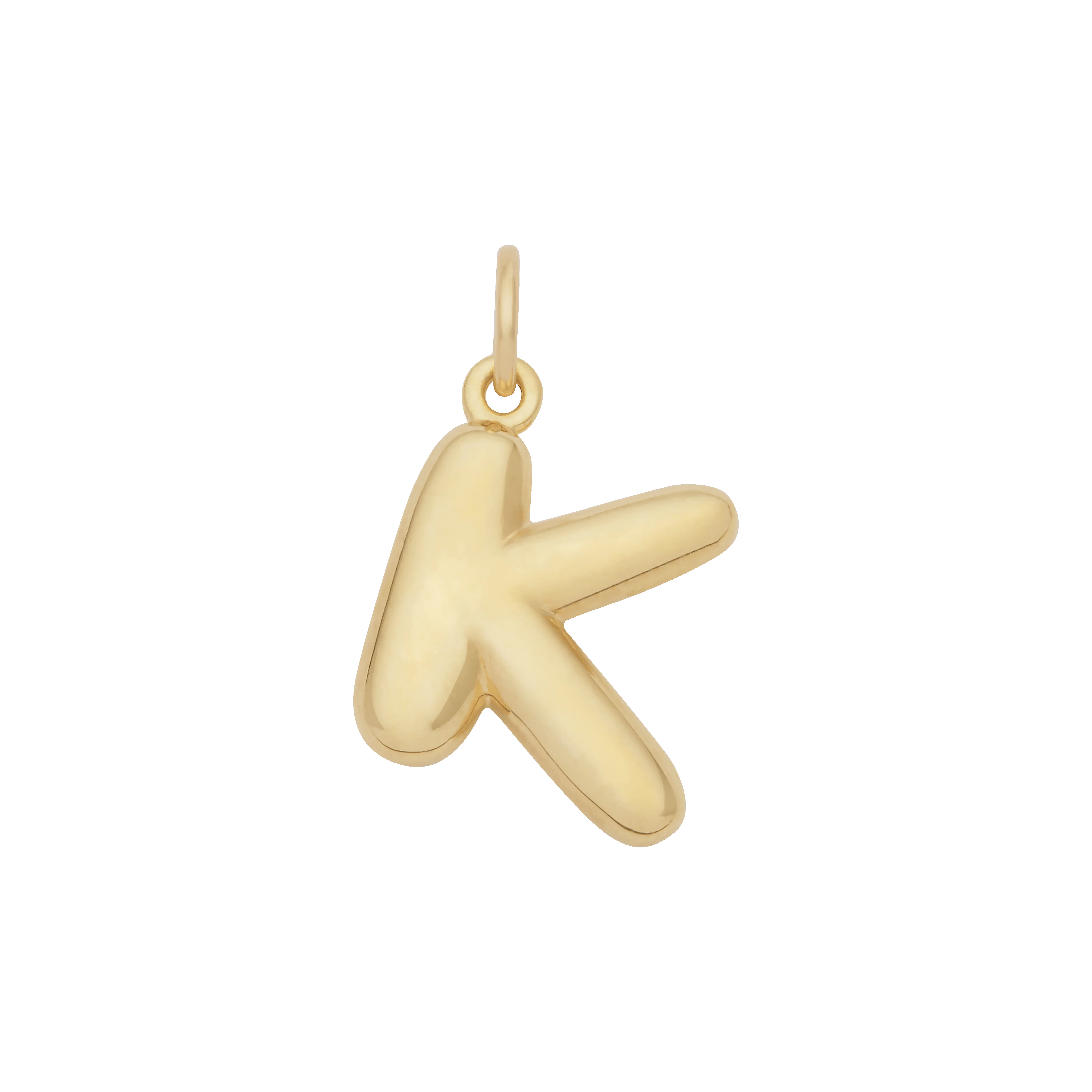 Bubble Letter Charm - Gold - Image 11