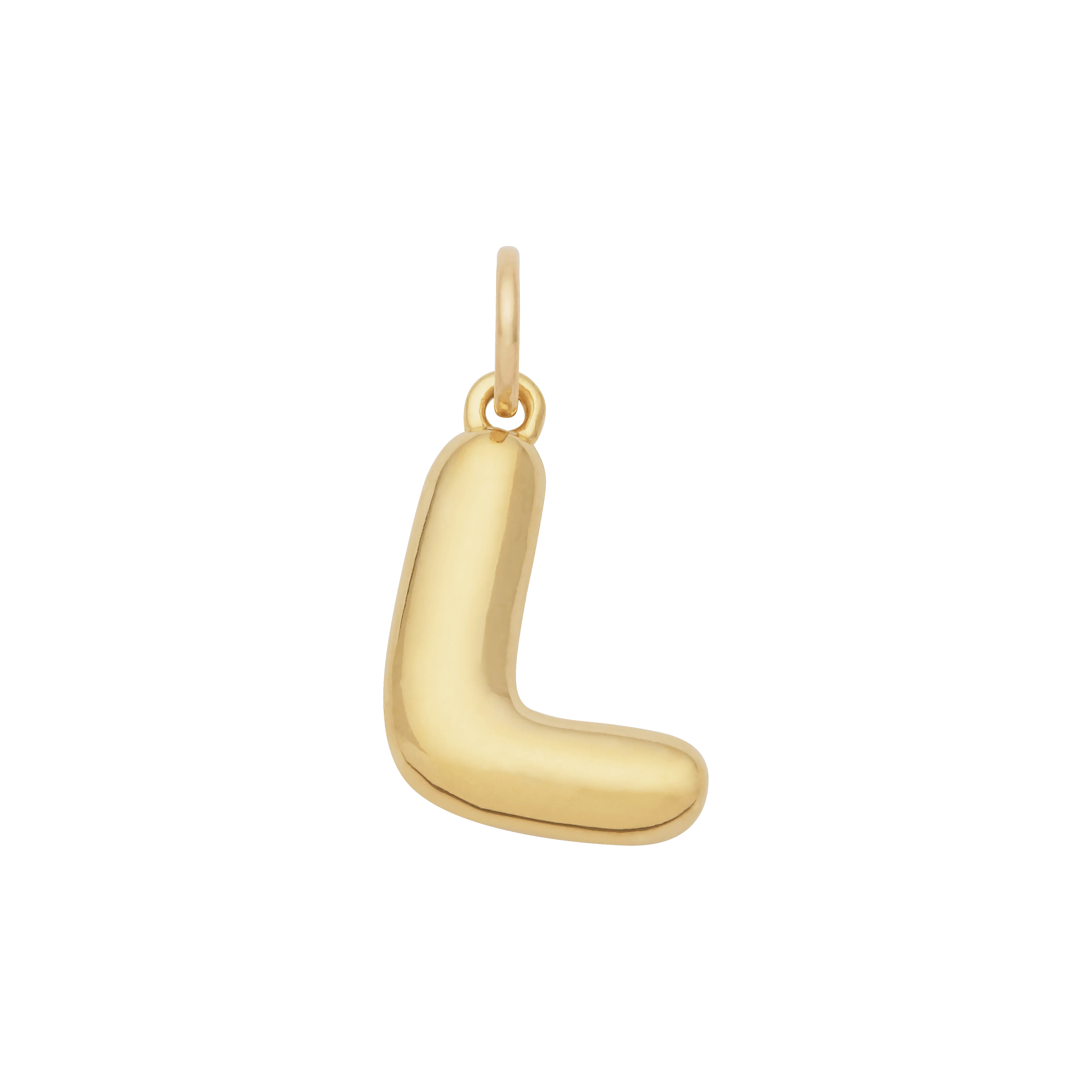 Bubble Letter Charm - Gold - Image 12