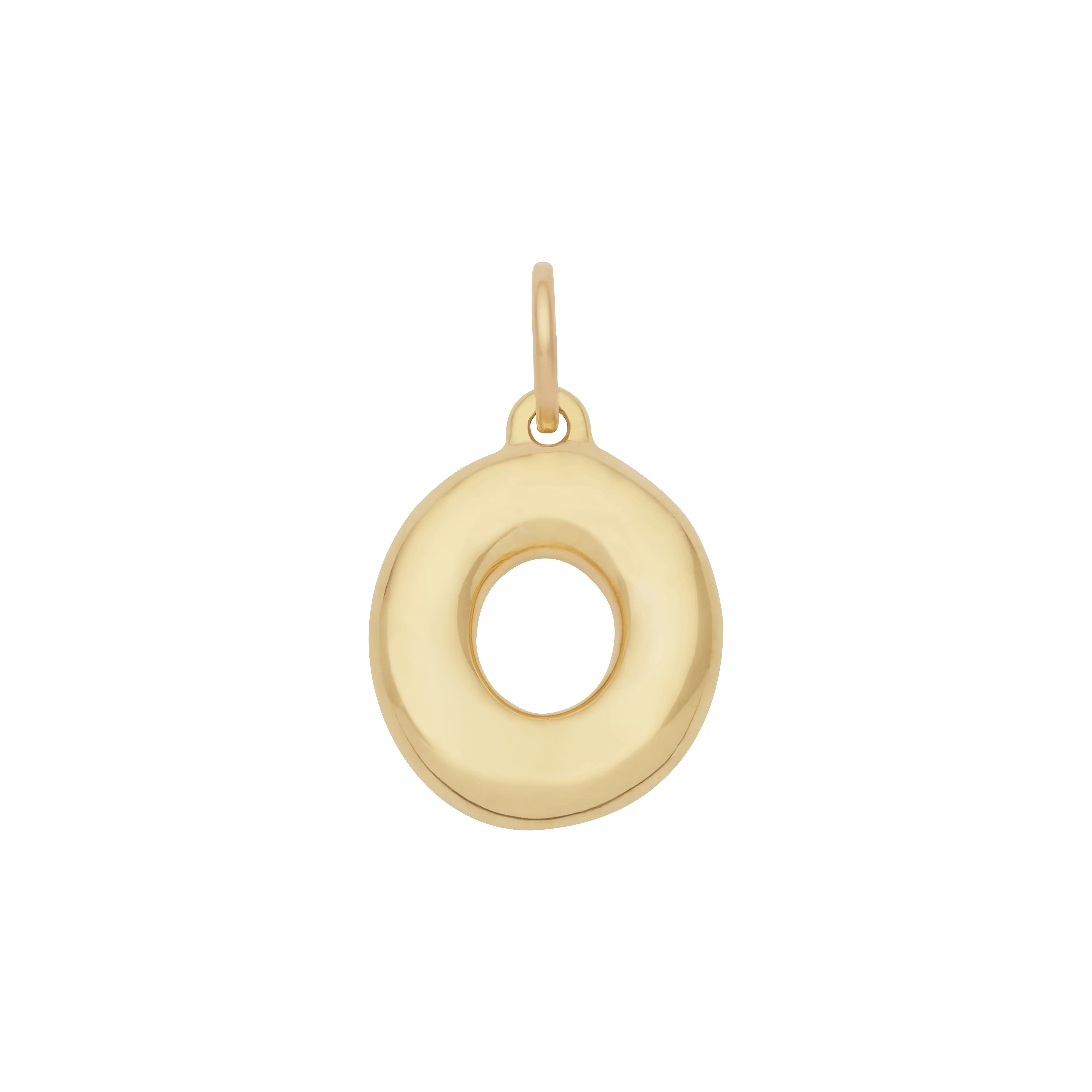 Bubble Letter Charm - Gold - Image 15