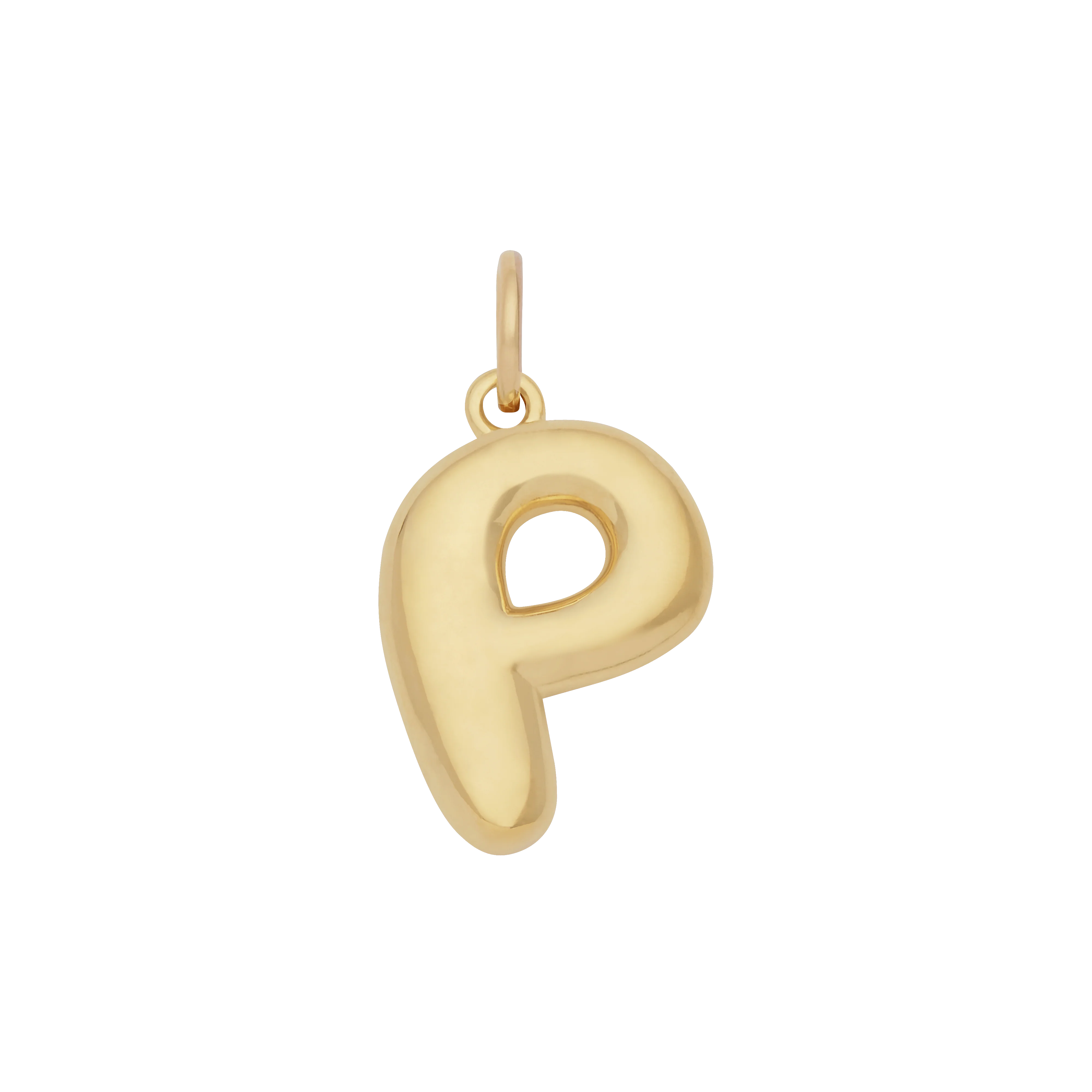 Bubble Letter Charm - Gold - Image 16