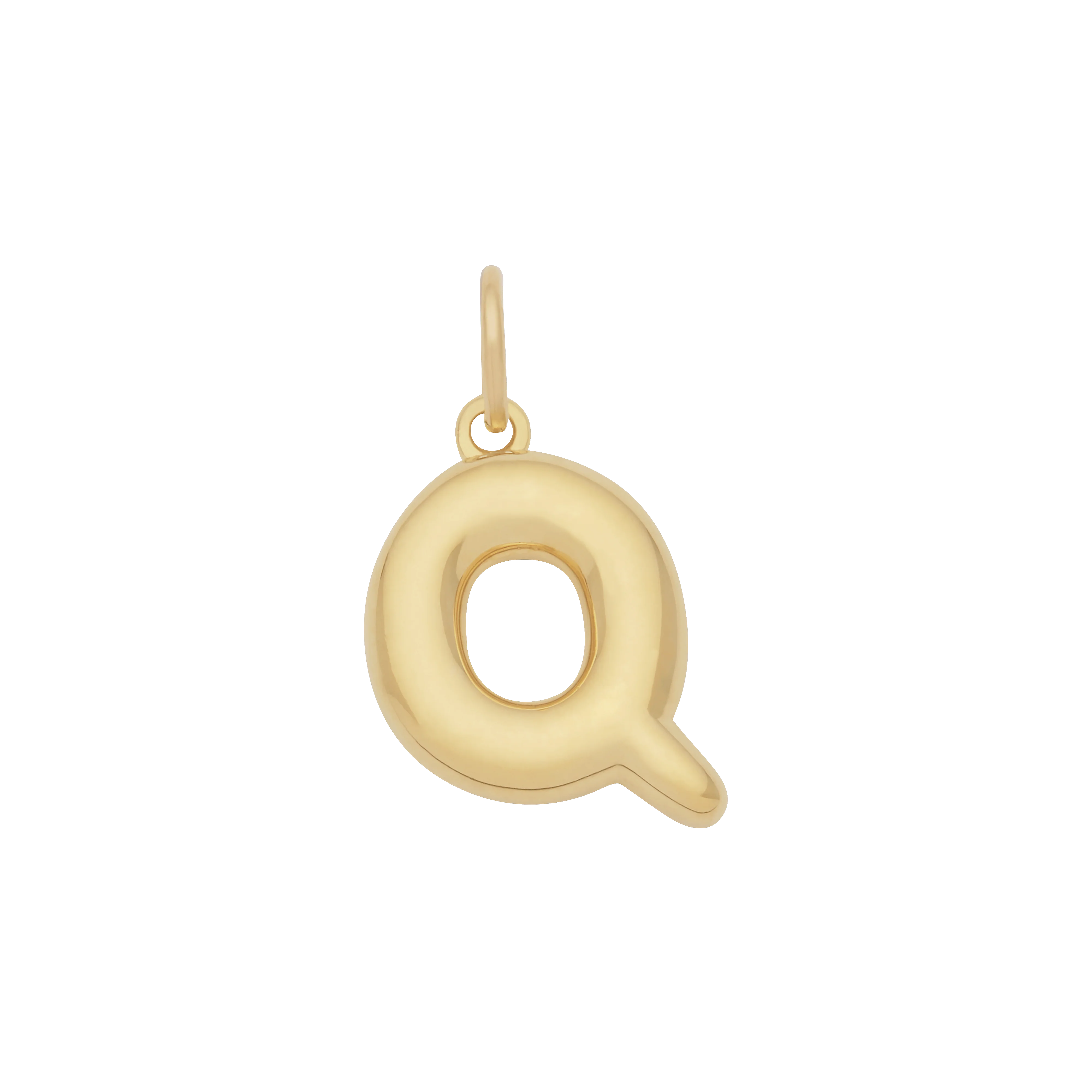 Bubble Letter Charm - Gold - Image 17