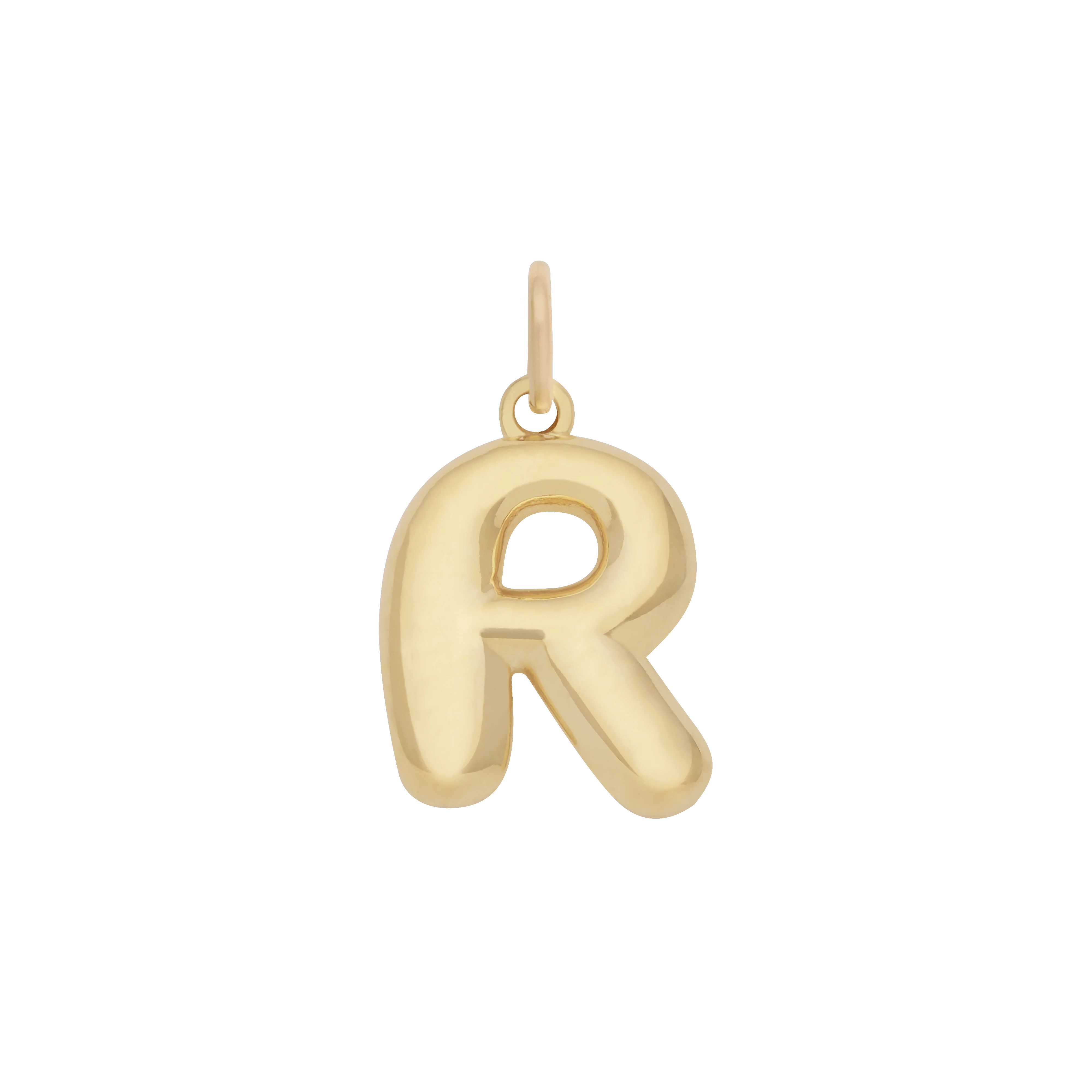Bubble Letter Charm - Gold - Image 18