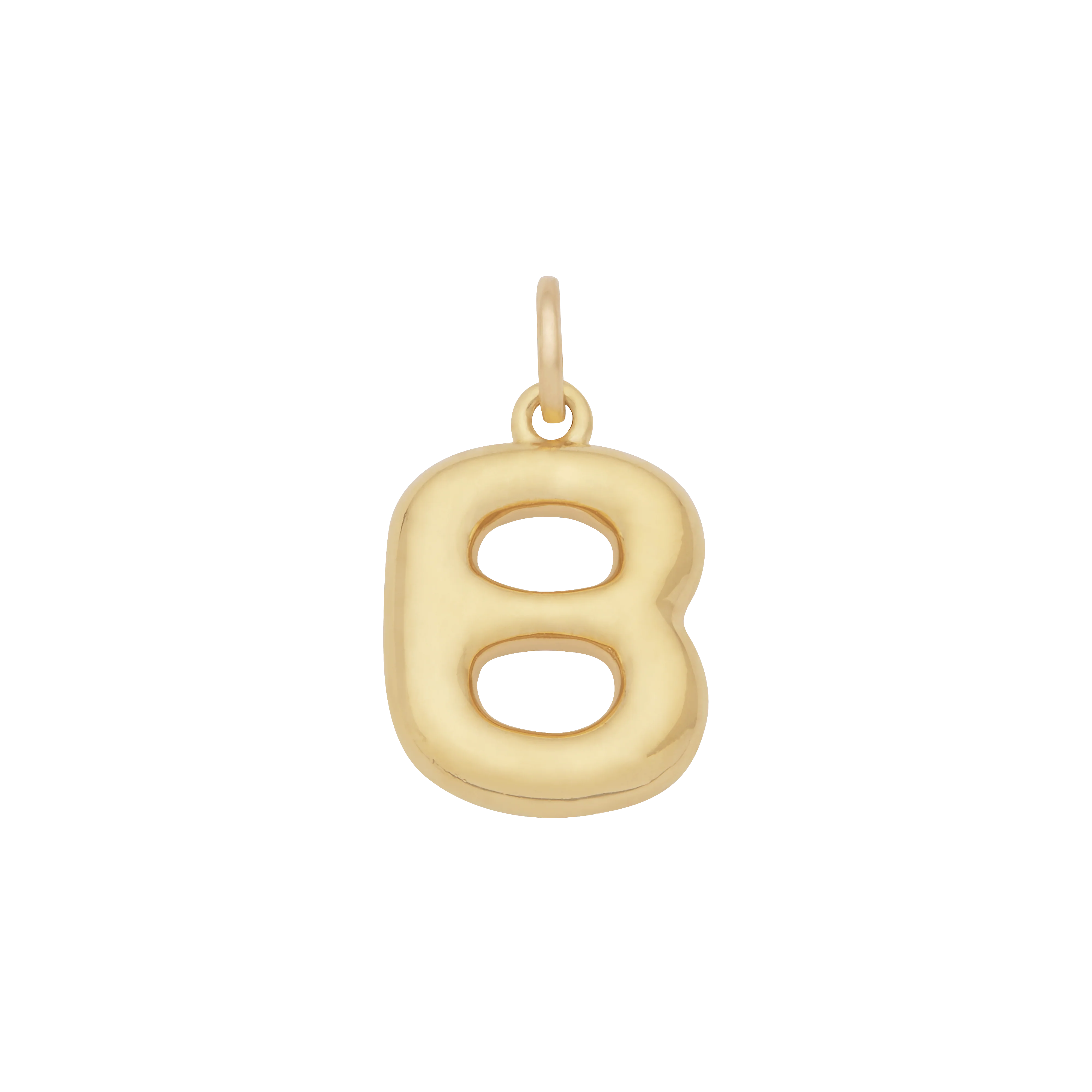 Bubble Letter Charm - Gold - Image 2