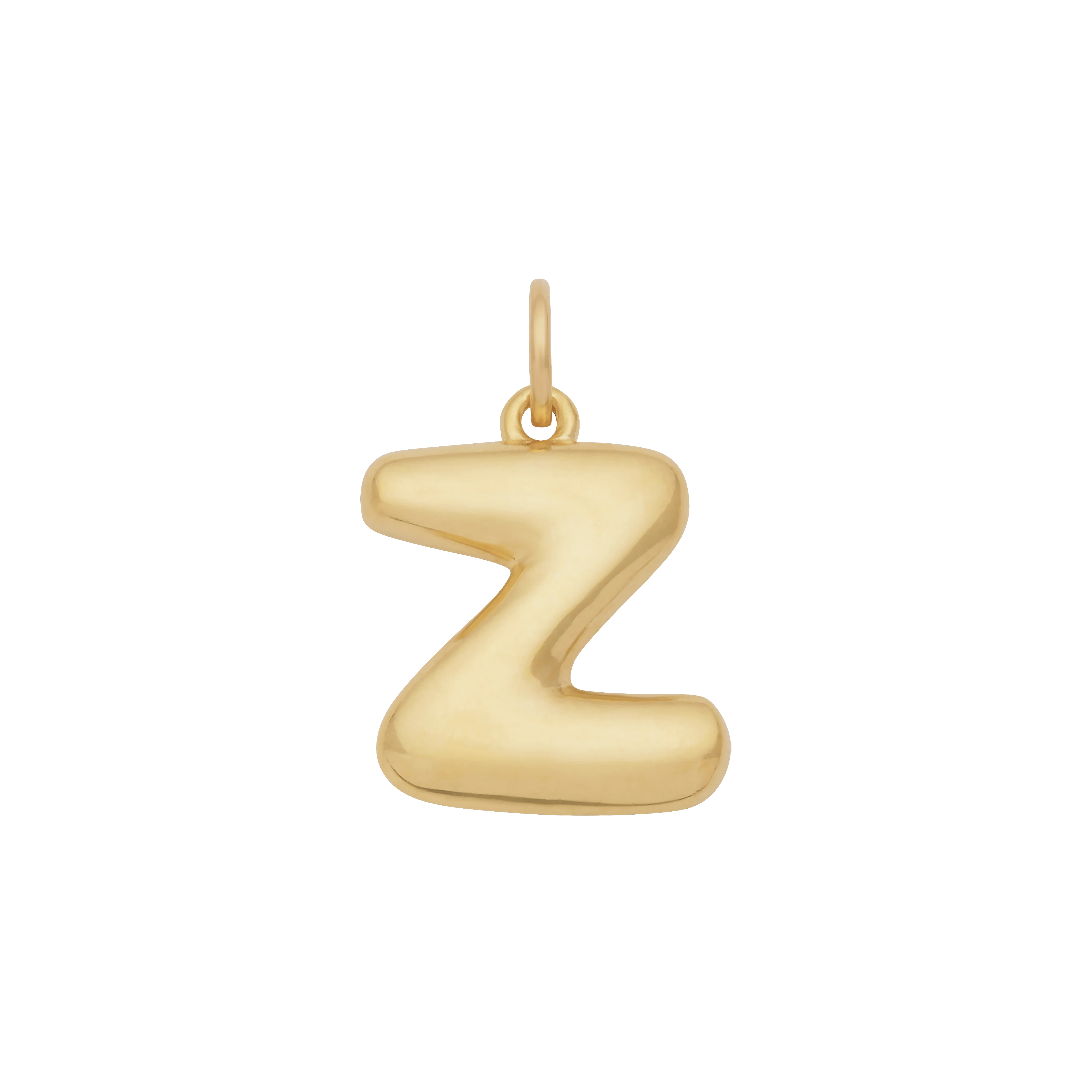 Bubble Letter Charm - Gold - Image 26