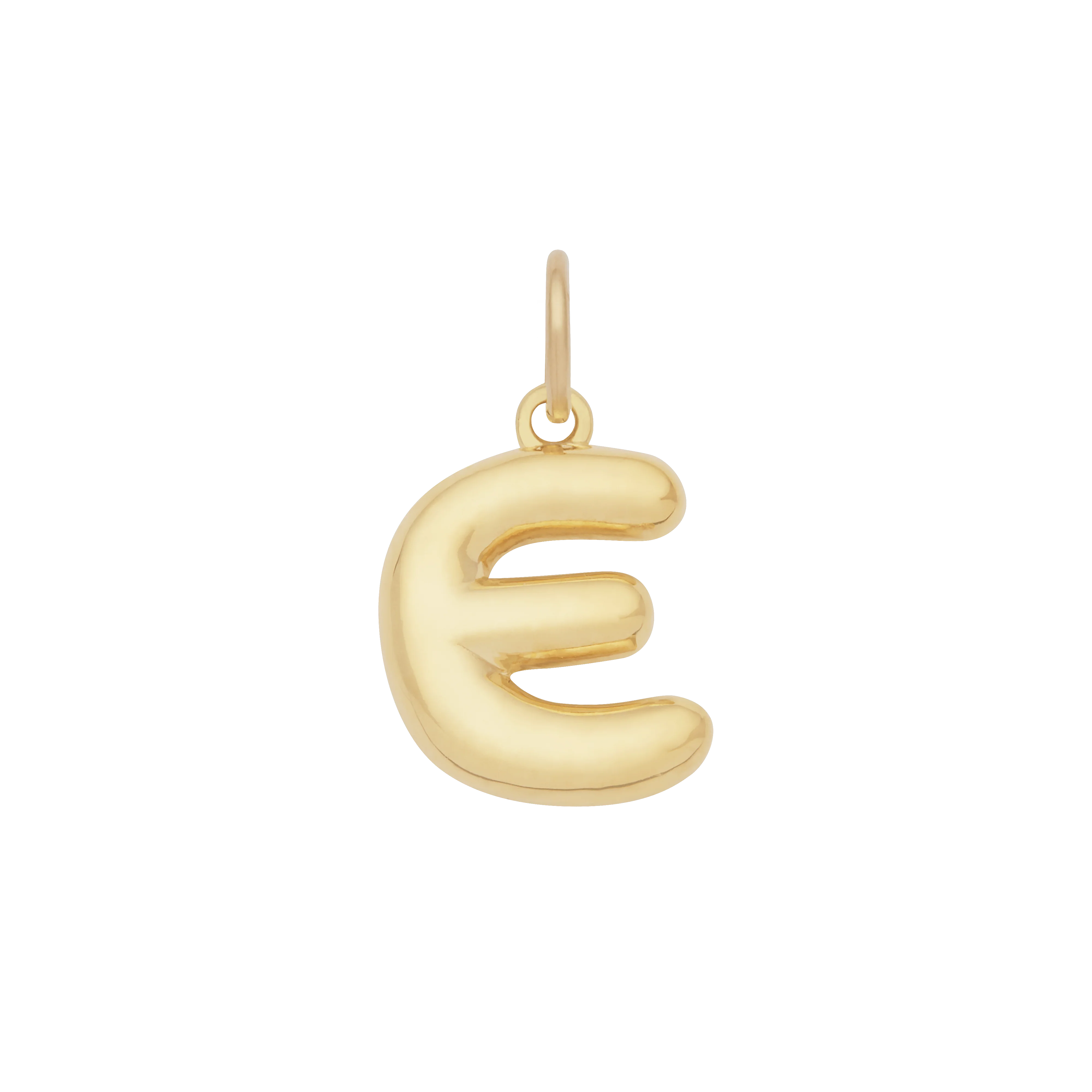 Bubble Letter Charm - Gold - Image 5