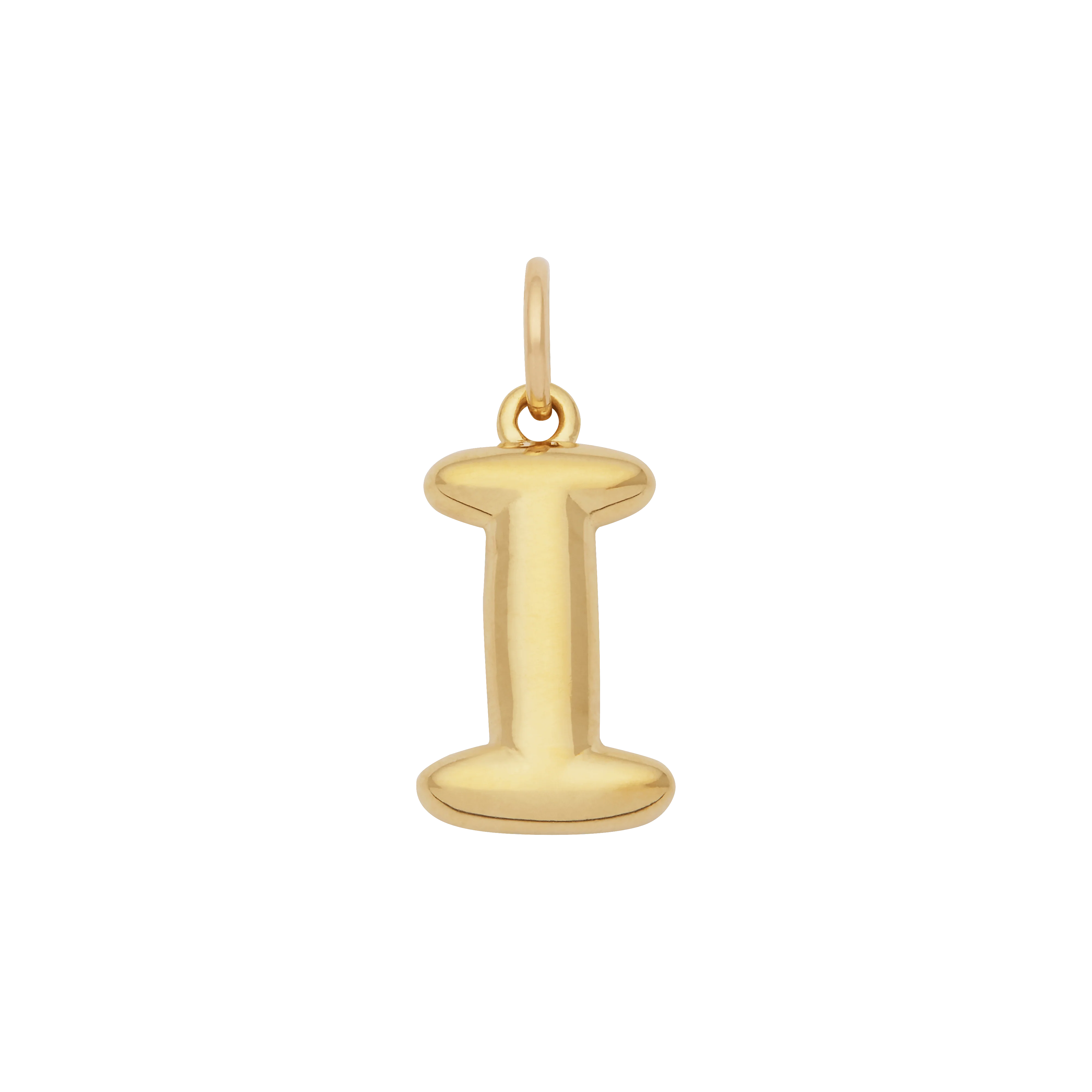 Bubble Letter Charm - Gold - Image 9