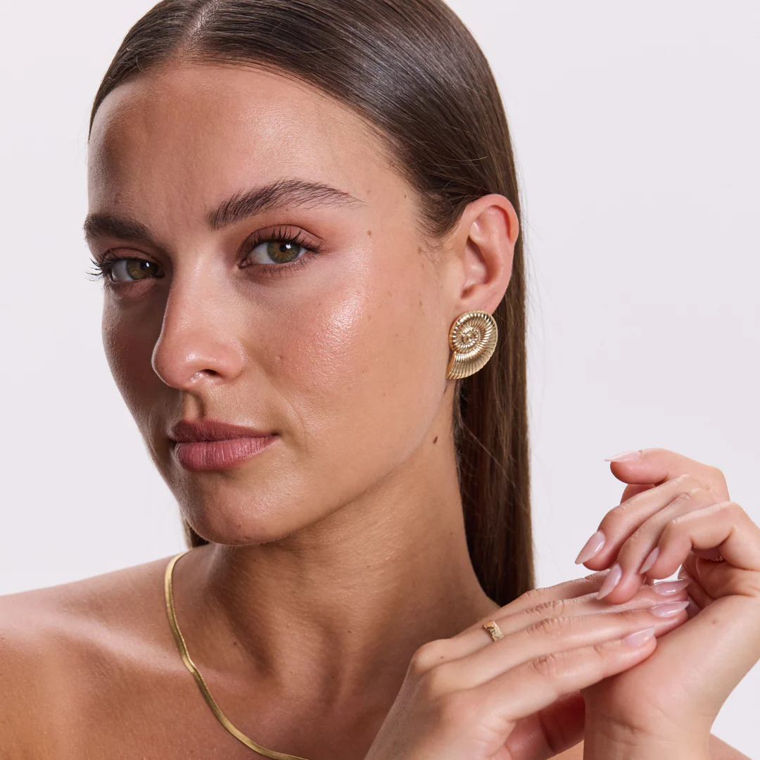 Calista Earrings - Gold - Image 3