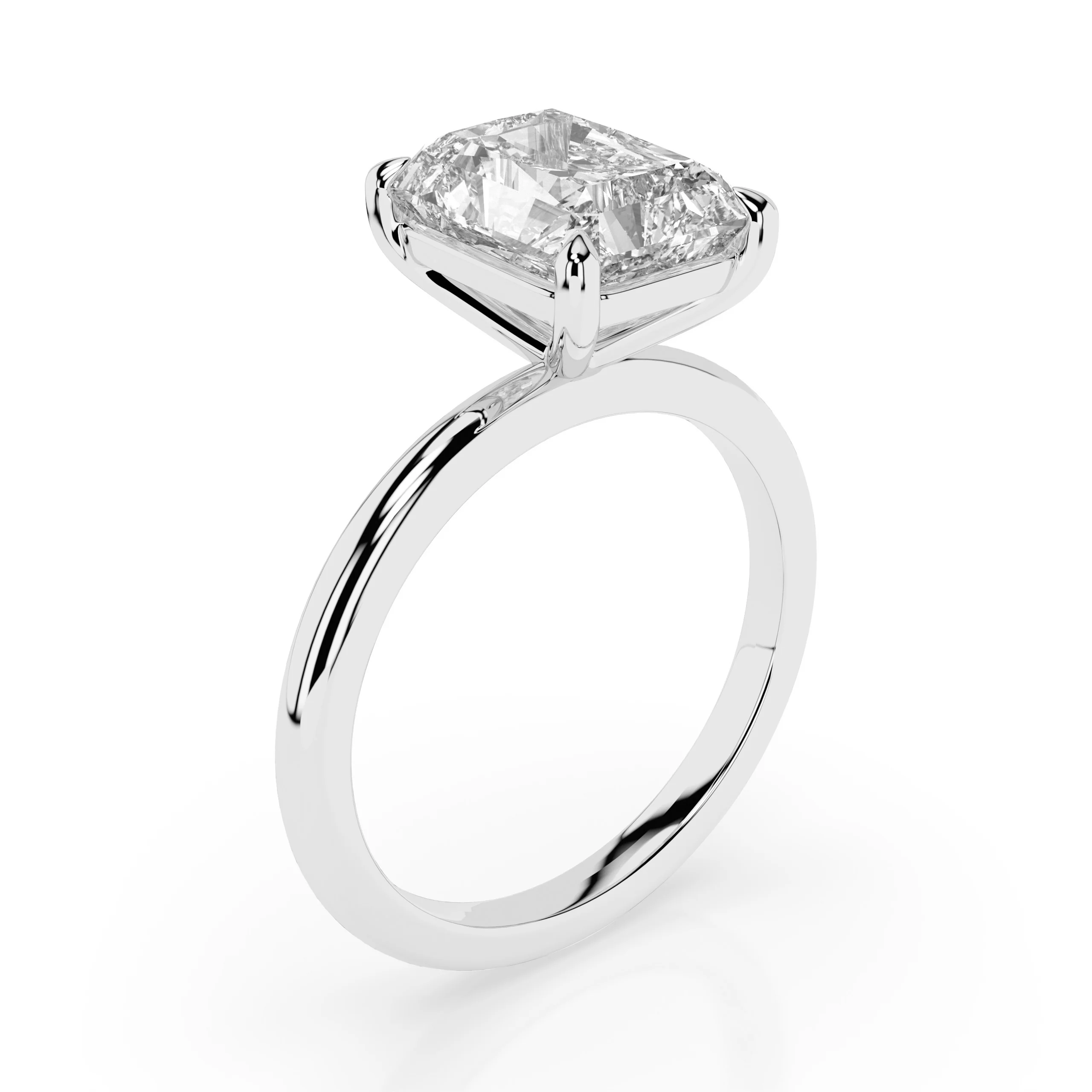 Cara Engagement Ring - White Gold - Image 2