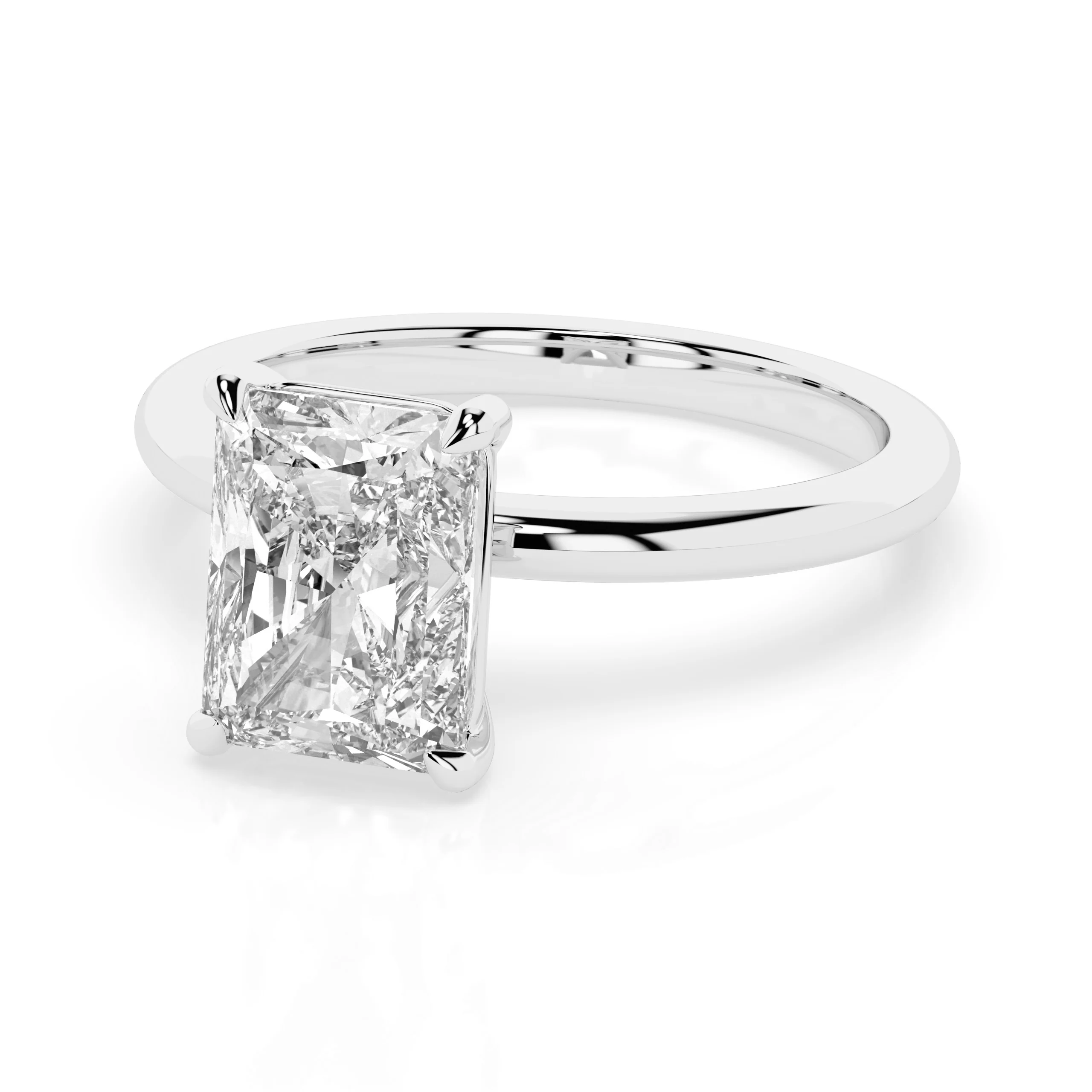 Cara Engagement Ring - White Gold - Image 3