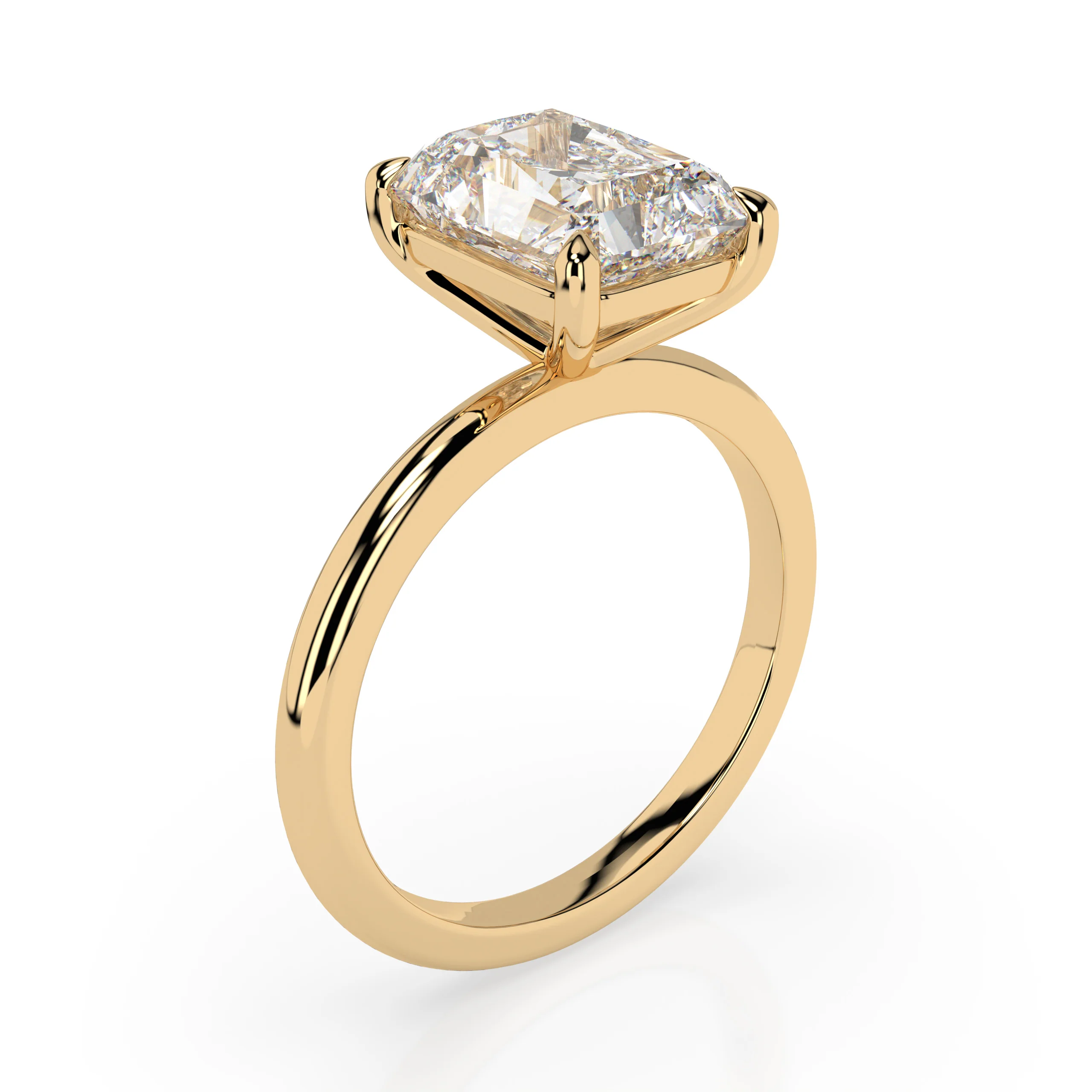 Cara Engagement Ring - Yellow Gold - Image 5