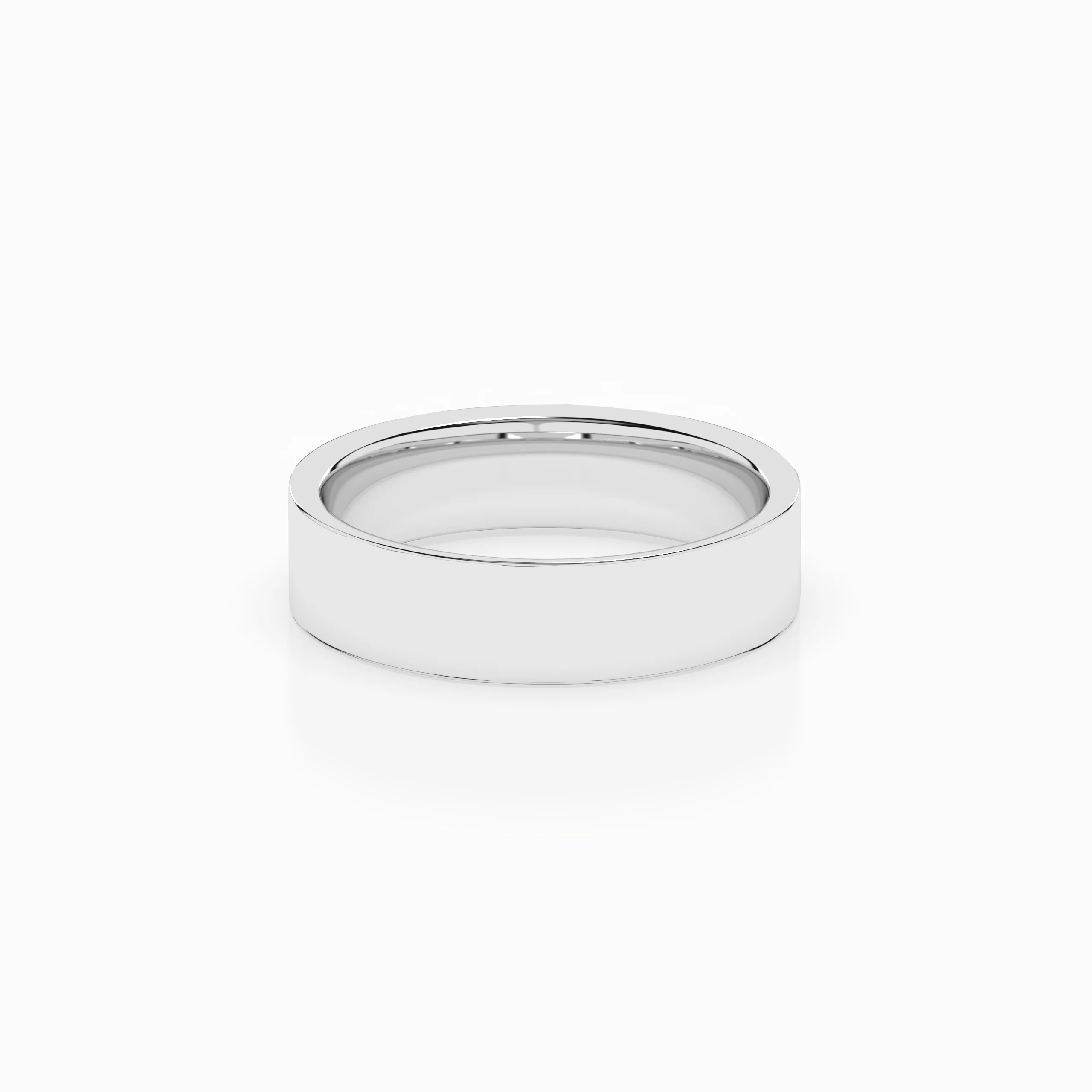 Cigar Ring 3mm - 5mm - White Gold - Image 7