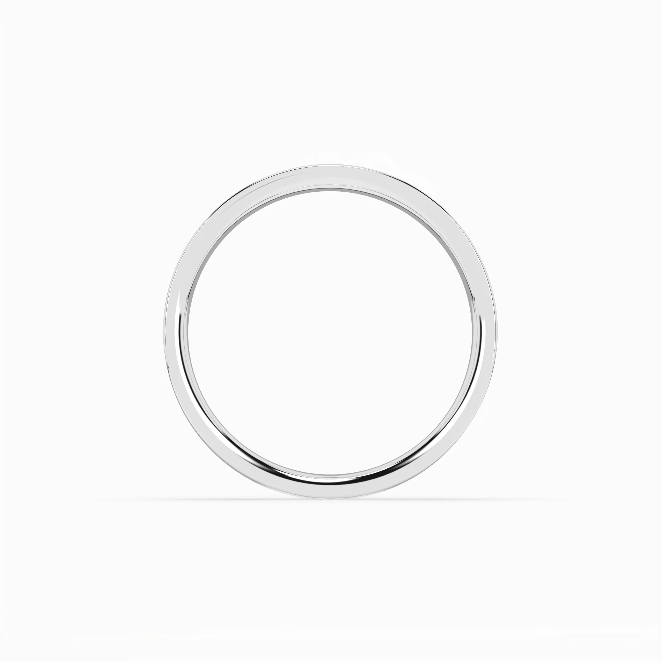 Cigar Ring 3mm - 5mm - White Gold - Image 9