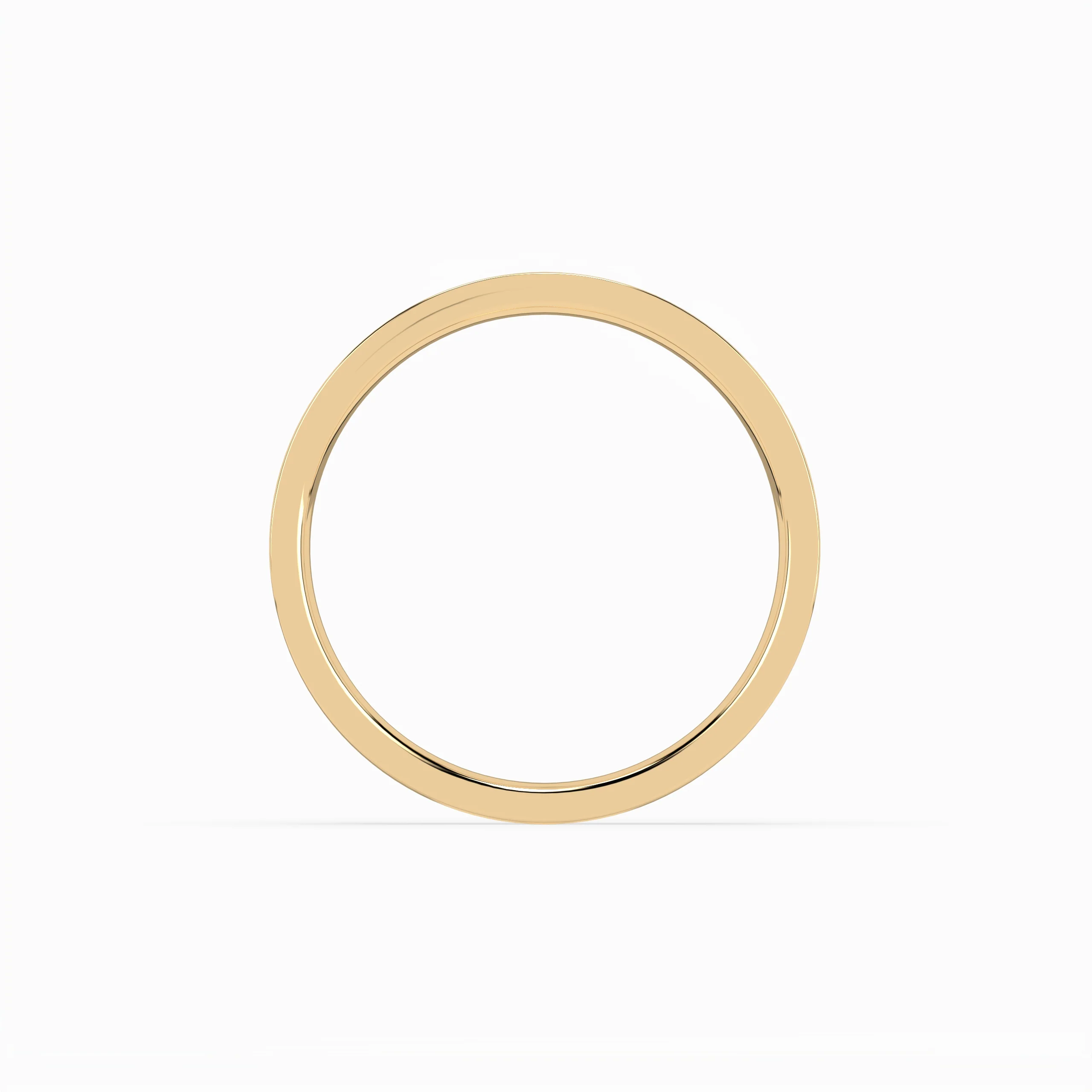 Cigar Ring 3mm - 5mm - Yellow Gold - Image 3