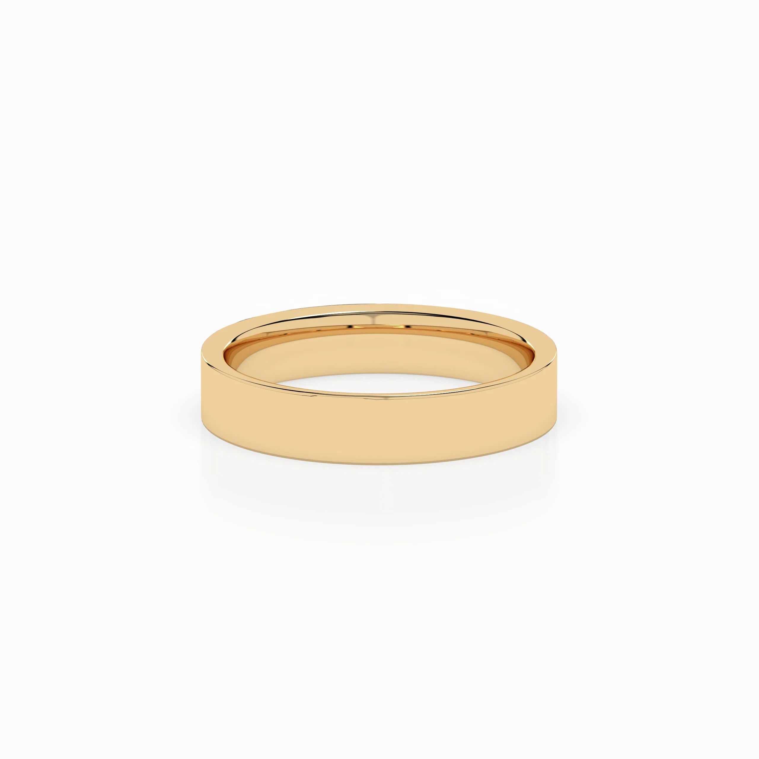 Cigar Ring 3mm - 5mm - Yellow Gold - Image 4