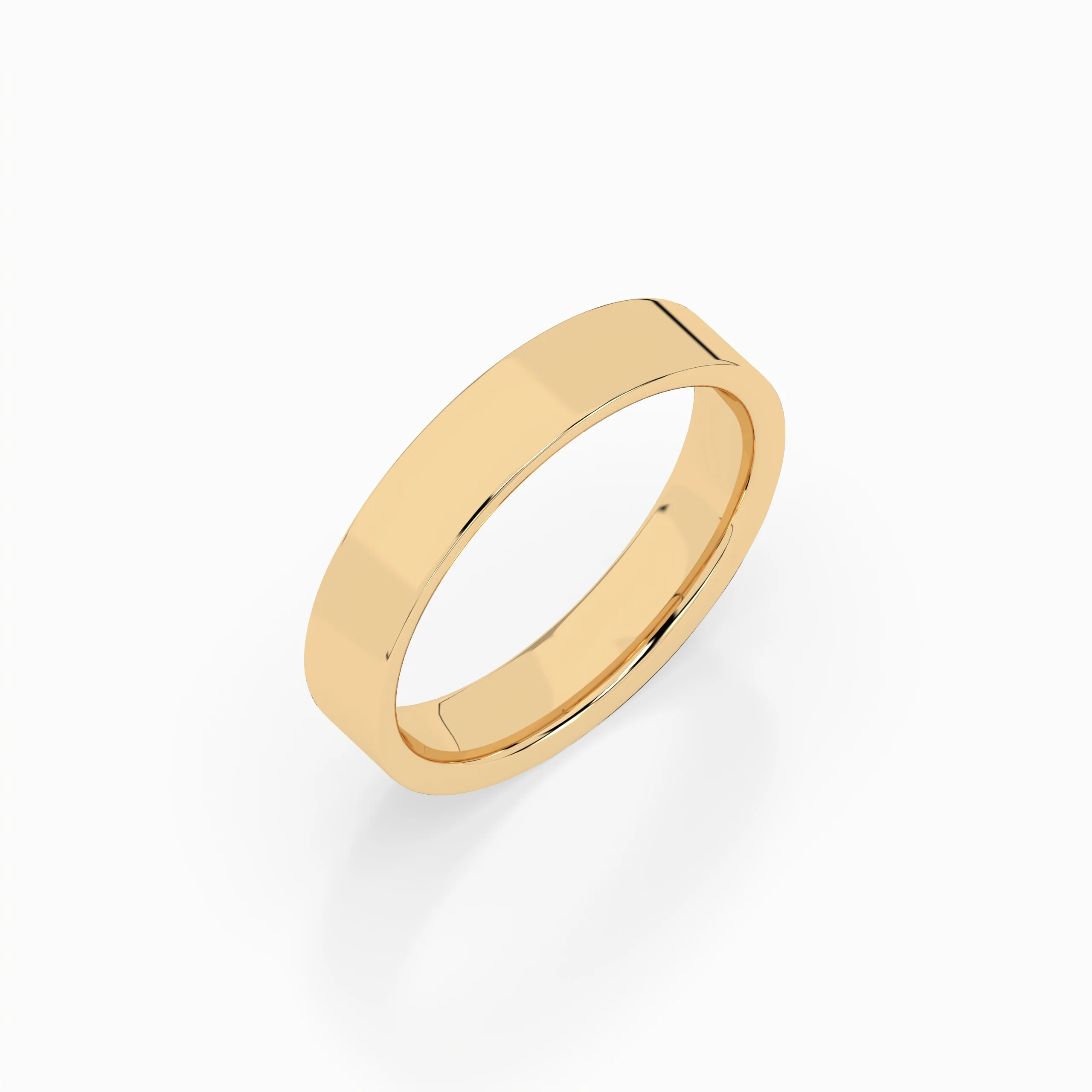 Cigar Ring 3mm - 5mm - Yellow Gold - Image 5