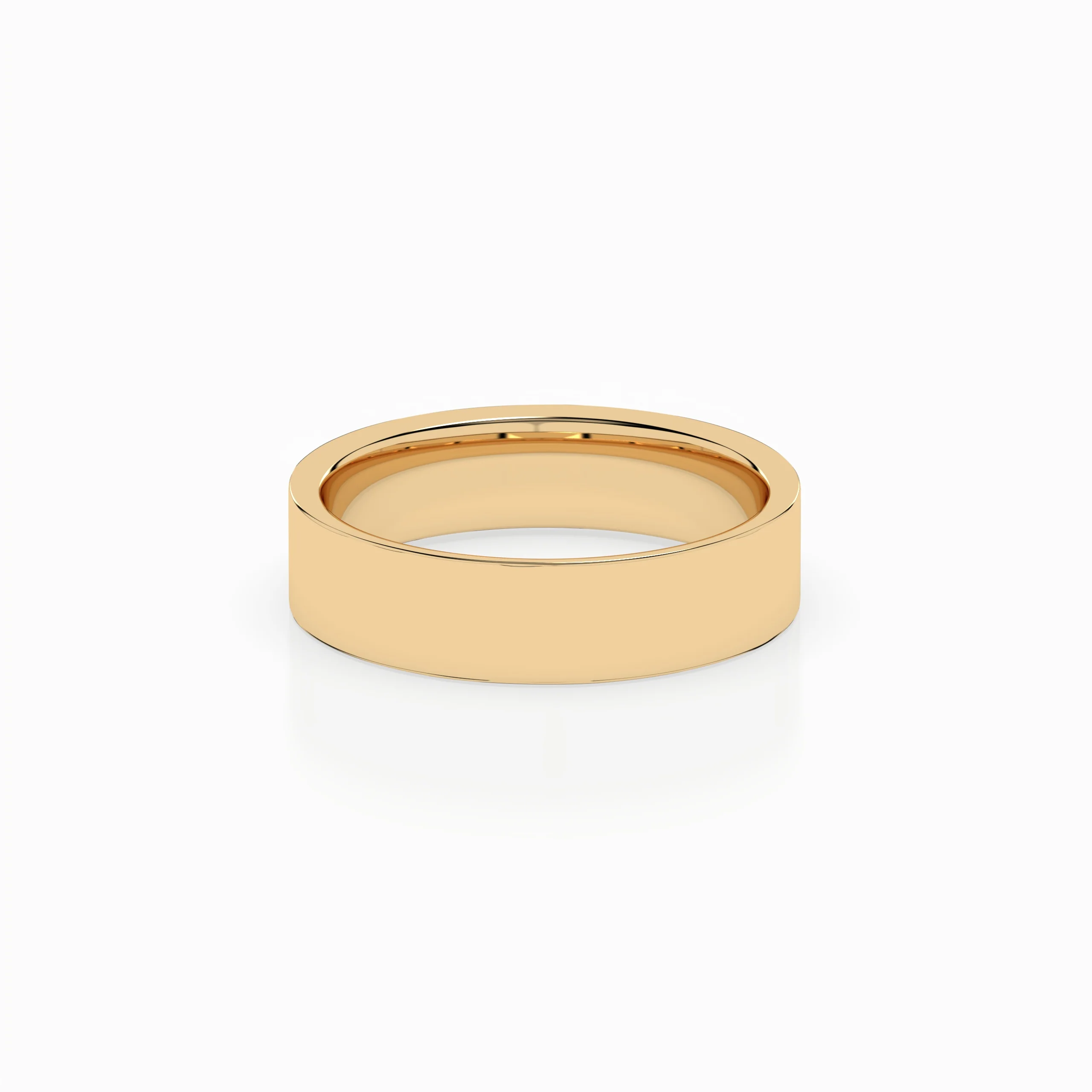 Cigar Ring 3mm - 5mm - Yellow Gold - Image 7