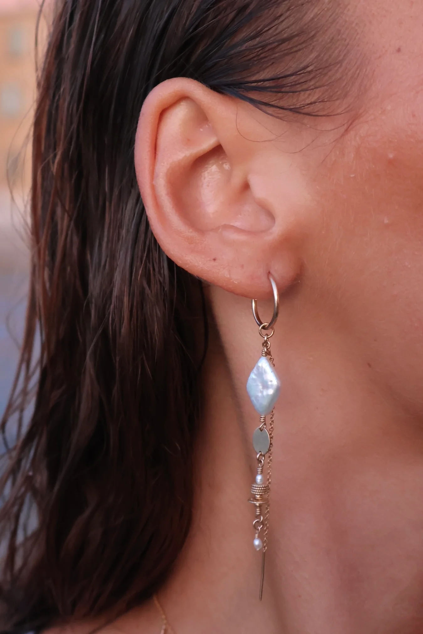 Clementine Earrings - Gold - Image 4