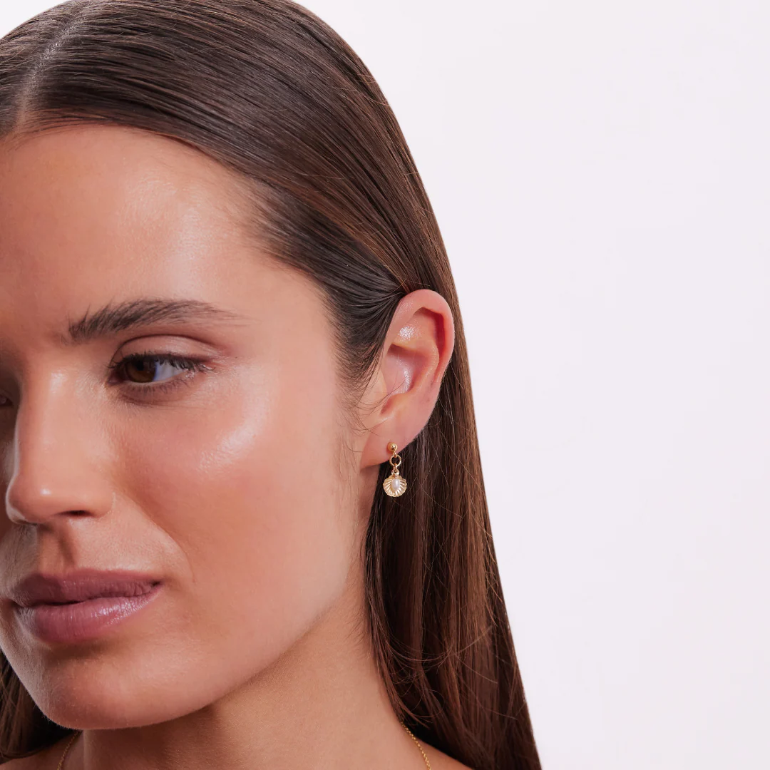 Conchi Earrings - Gold - Image 2