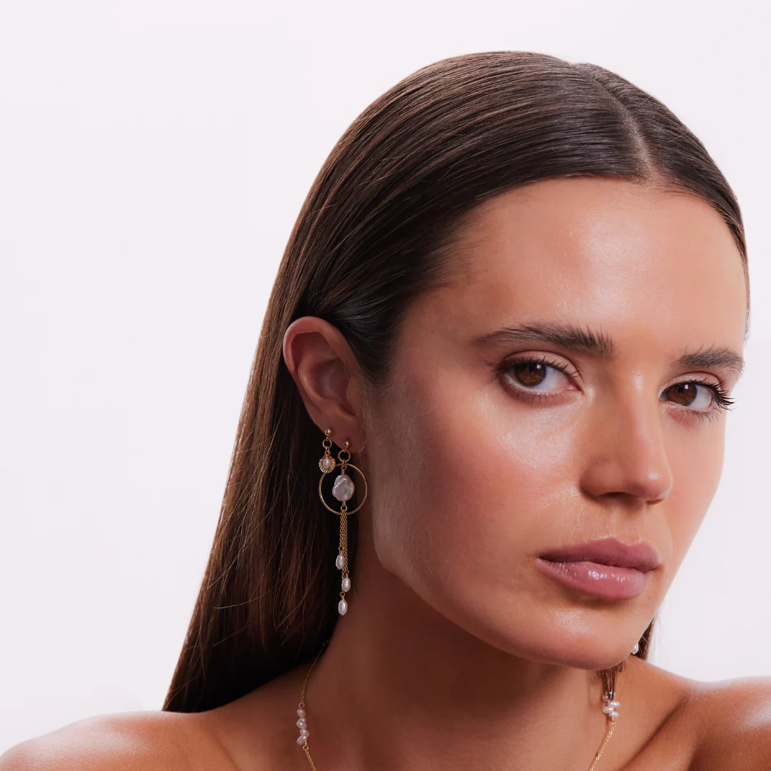 Conchi Earrings - Gold - Image 3