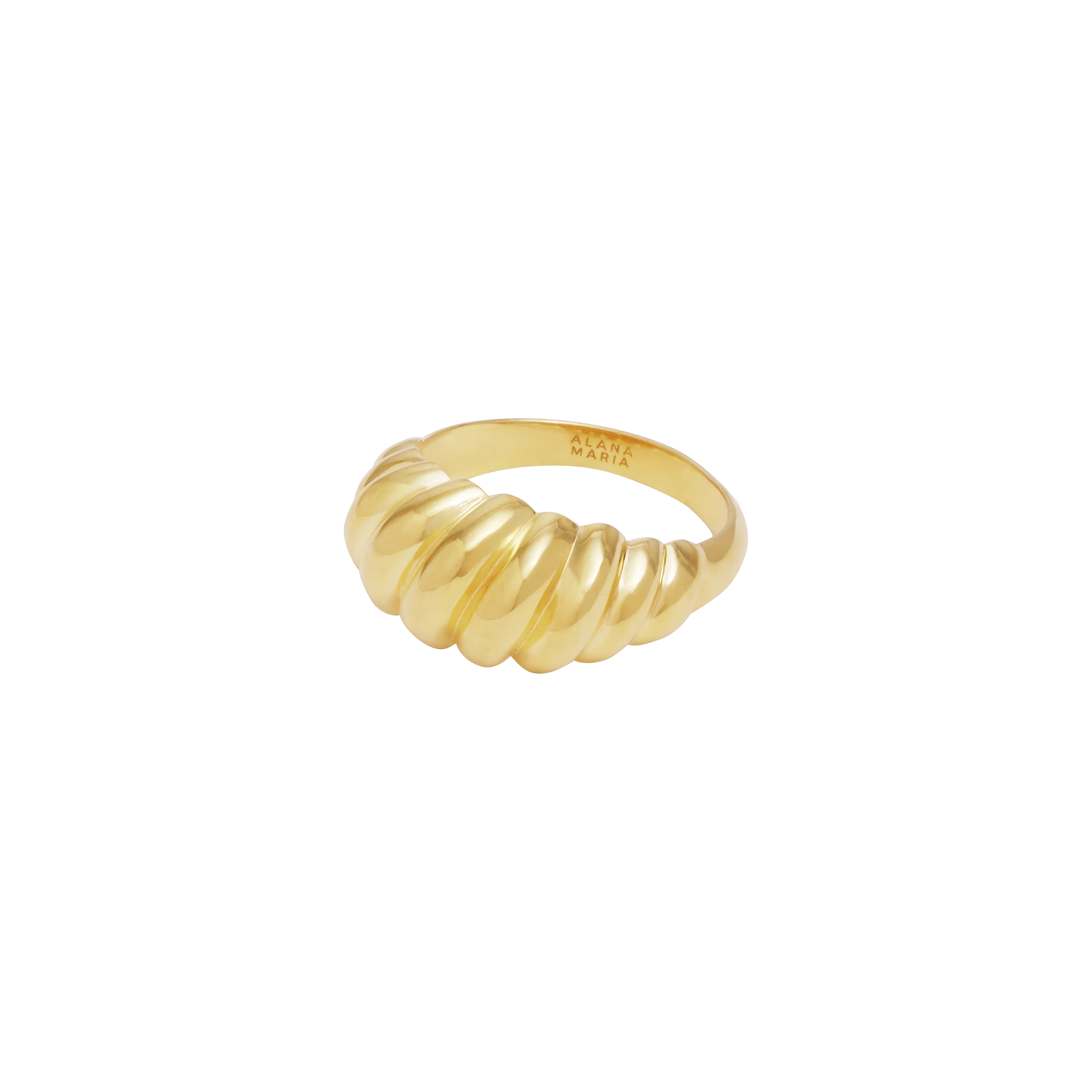 Croissant Ring - Gold - Image 4